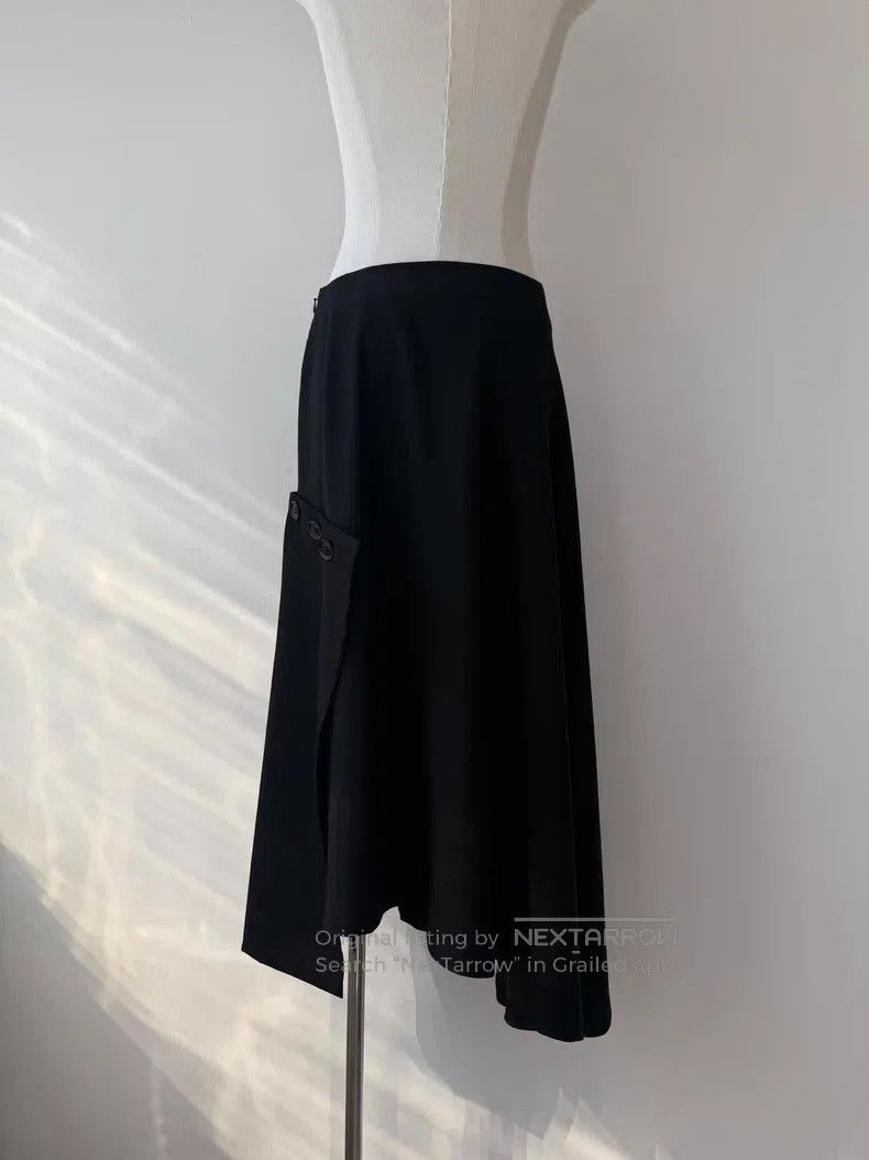 Yohji Yamamoto Yohji Yamamoto size 1 19 AW Minimalist Skirt Size 24" / US 00 / IT 34 - 4 Thumbnail