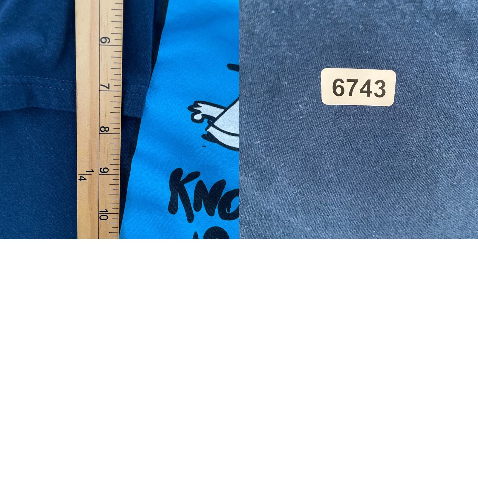 Vintage VINTAGE Stussy Graphic Shirt Adult Medium Blue Knowledge Is King Short Sleeve Mens Y2K Hip Hop Size US M / EU 48-50 / 2 - 8 Thumbnail