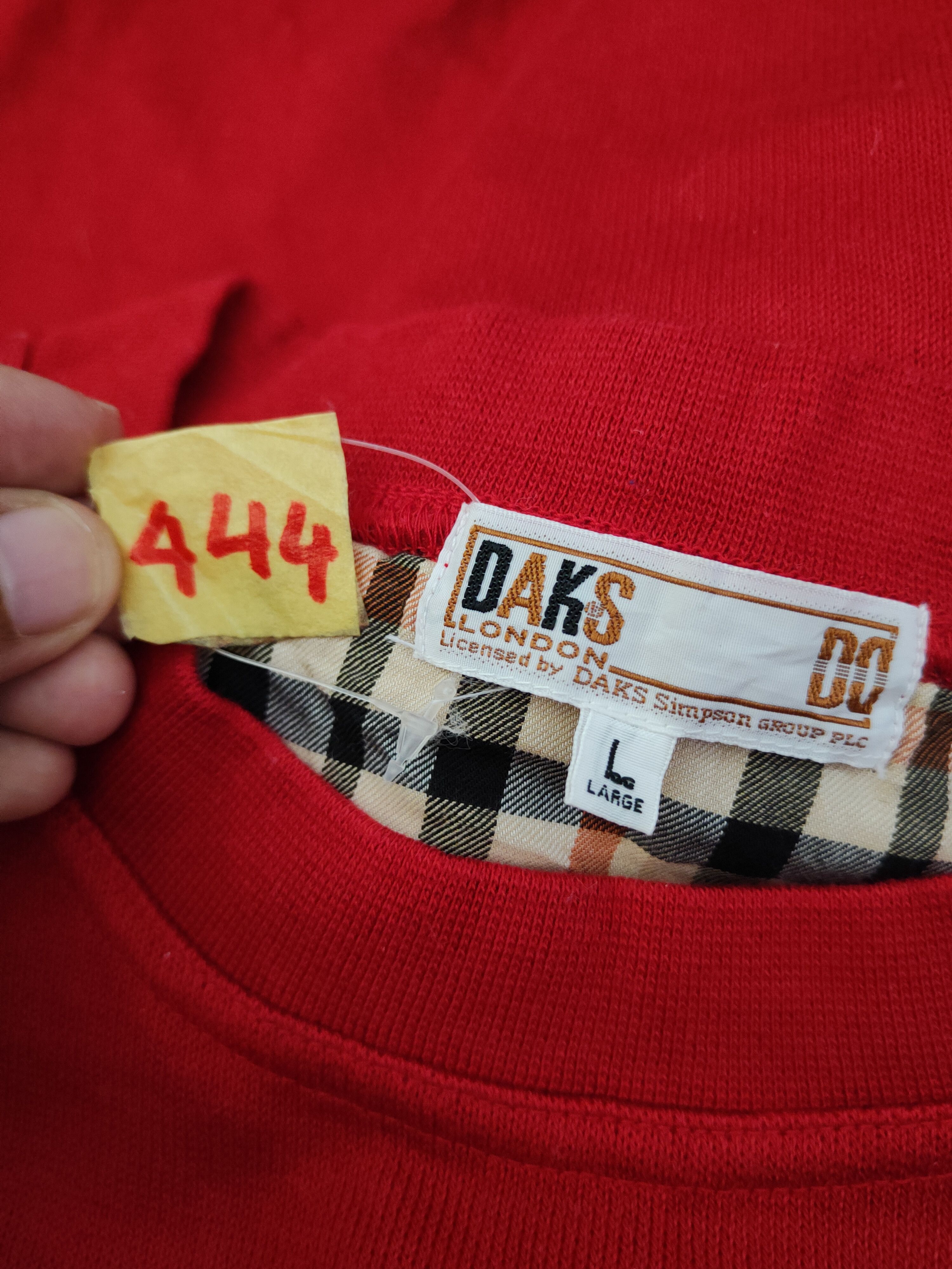 Japanese Brand × Vintage DL Daks Golf Red Sweatshirts #444 Size US M / EU 48-50 / 2 - 12 Thumbnail
