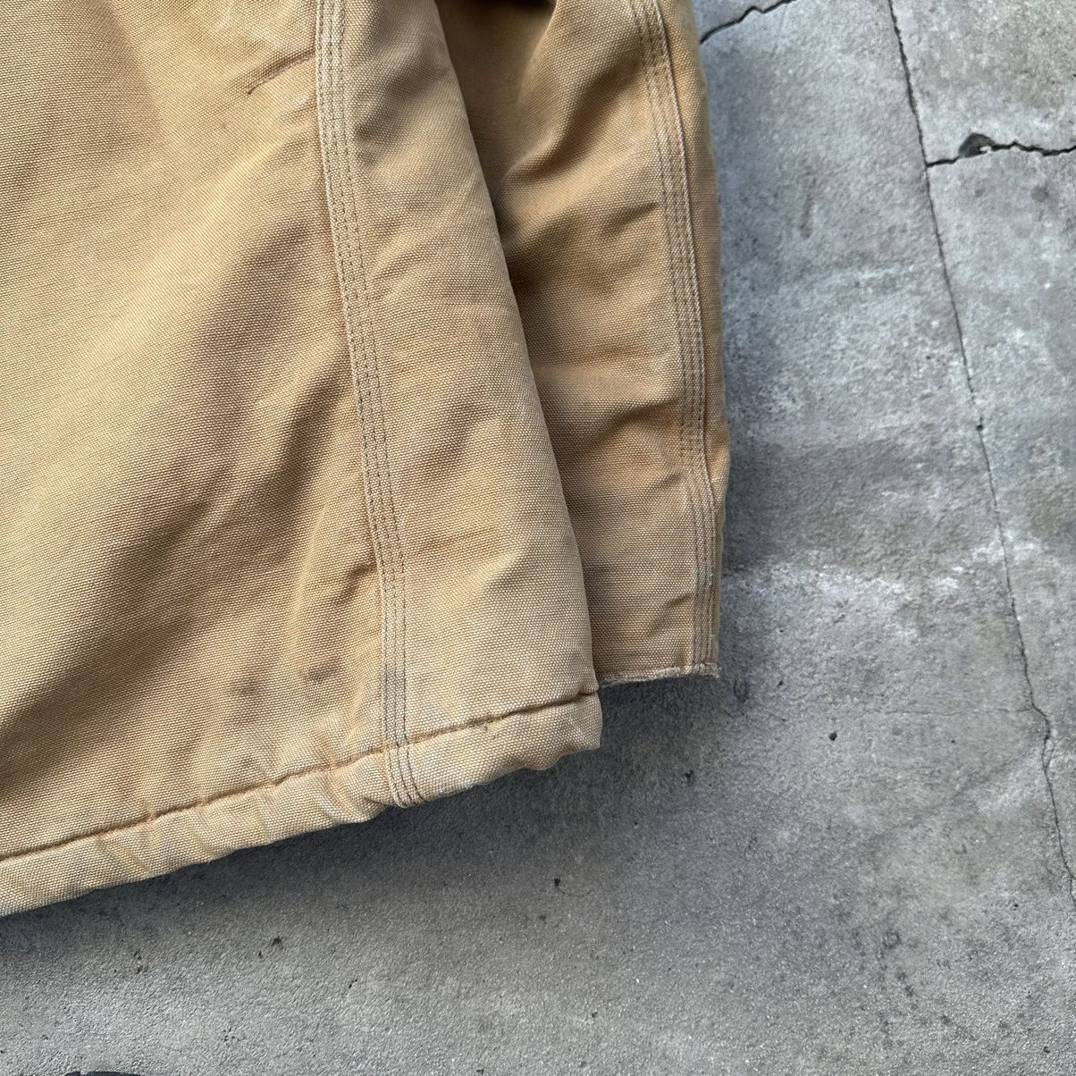 Carhartt Thrashed! VTG 90’s Carhartt Arctic Faded Dirty Work Jacket Size US XXL / EU 58 / 5 - 11 Thumbnail