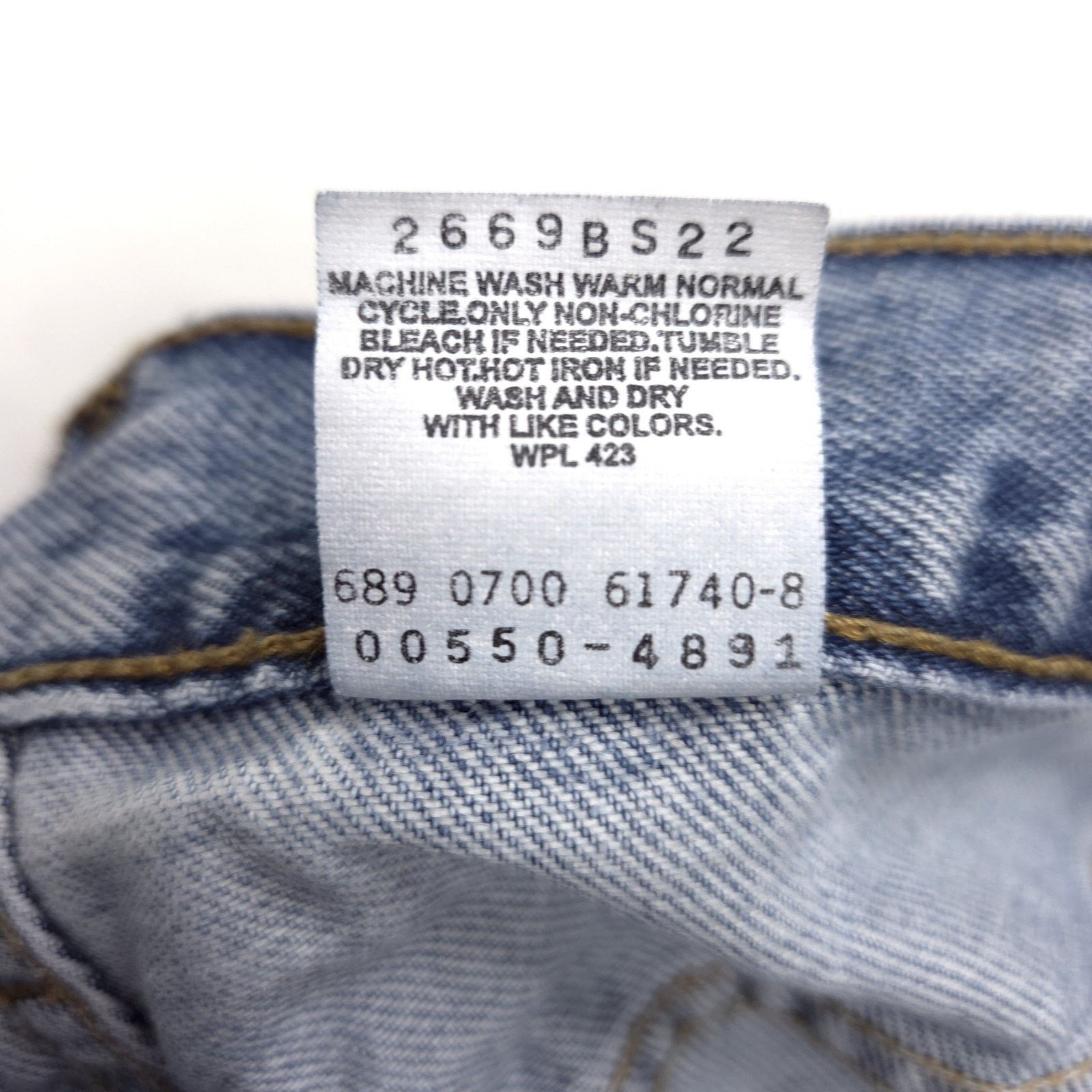 Levi's Vintage Levis 550 Relaxed Fit Jeans Mens 36x30 Blue Baggy Size US 36 / EU 52 - 4 Thumbnail