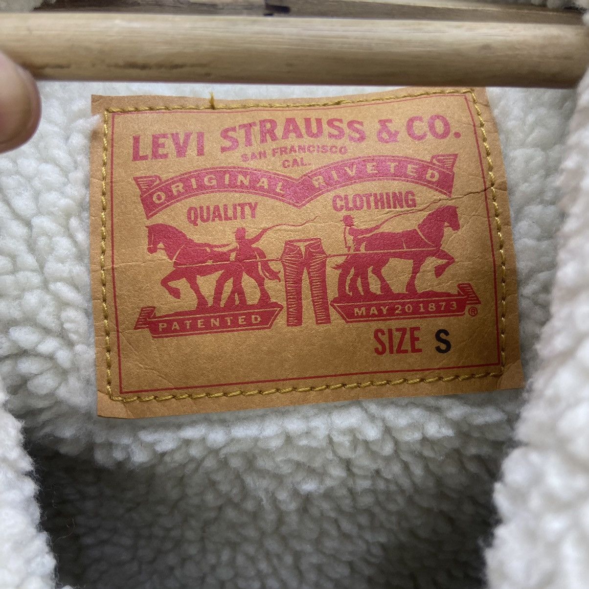 Levi's Levi’s Fleece Sherpa Plaid Tartan Trucker Jacket Size US S / EU 44-46 / 1 - 17 Thumbnail