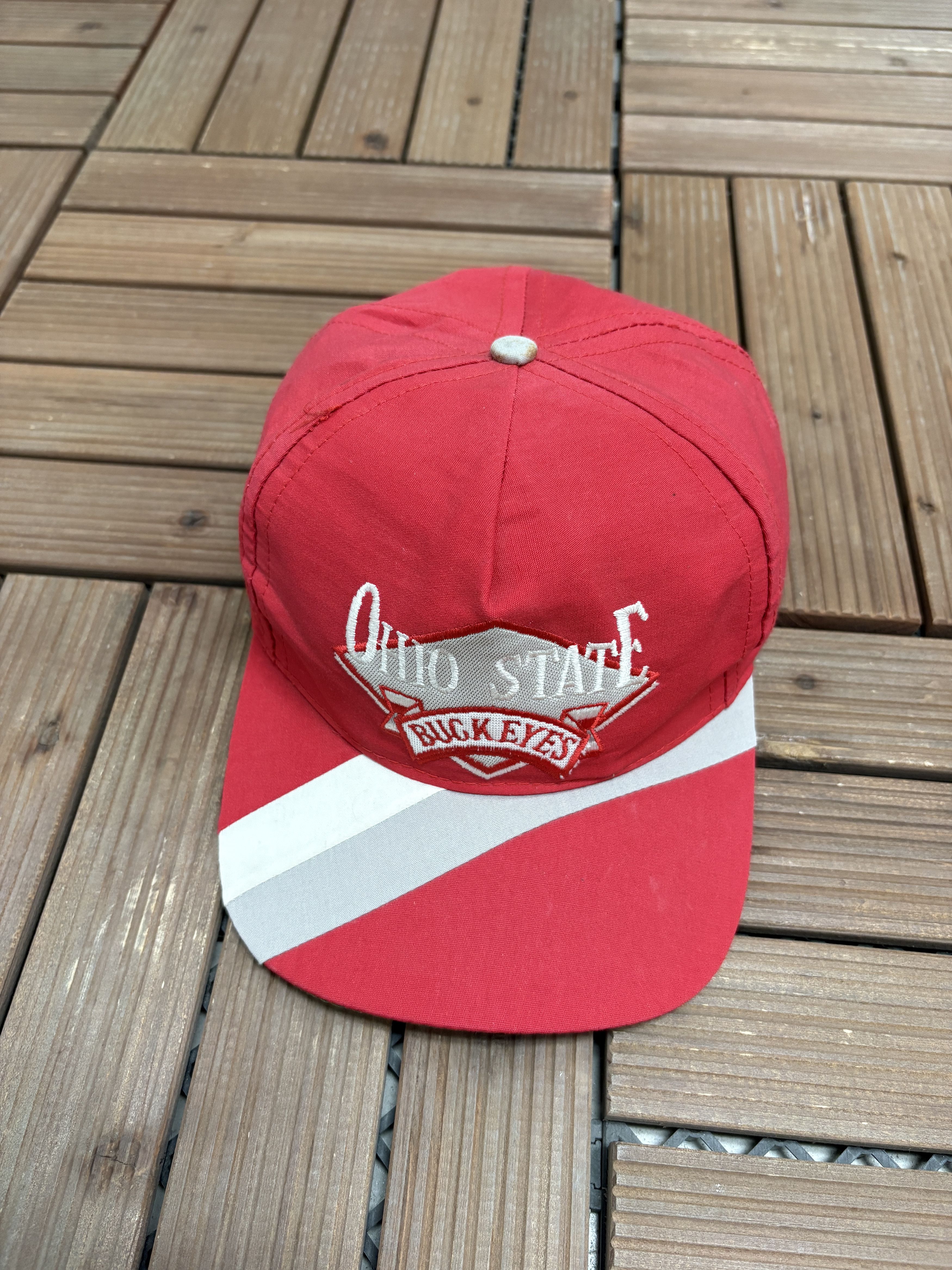 Vintage Ohio State Buckeyes Vintage Red Snap Back Hat Cap Size ONE SIZE - 1 Thumbnail