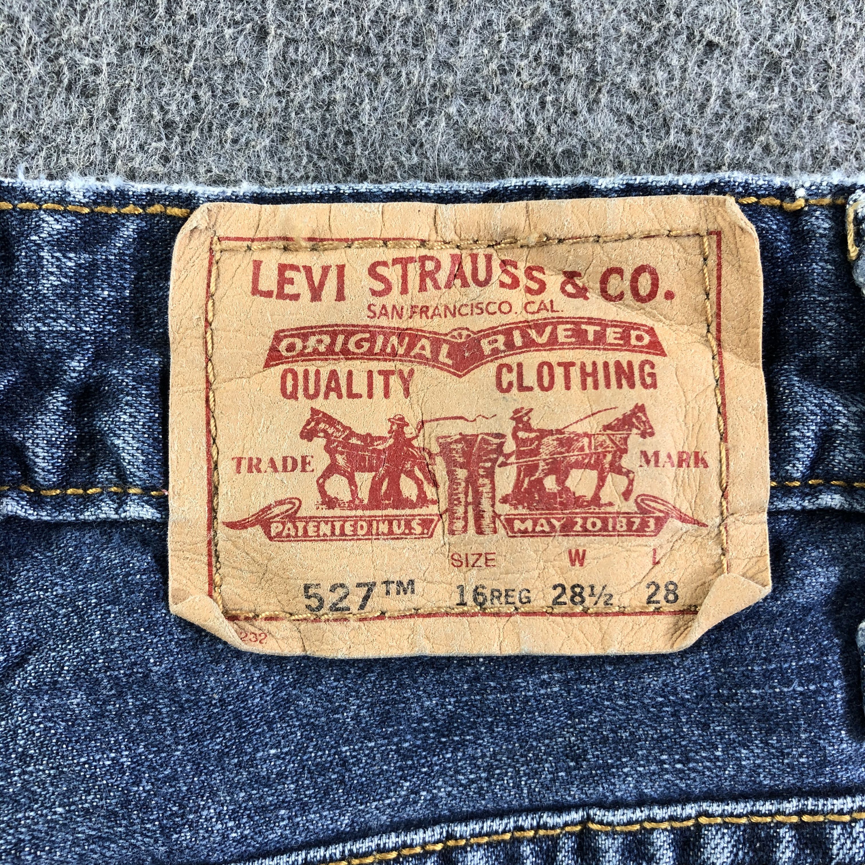 Levi's Vintage Blue Wash Levis 527 Jeans-J4128 Size 30" / US 8 / IT 44 - 5 Thumbnail