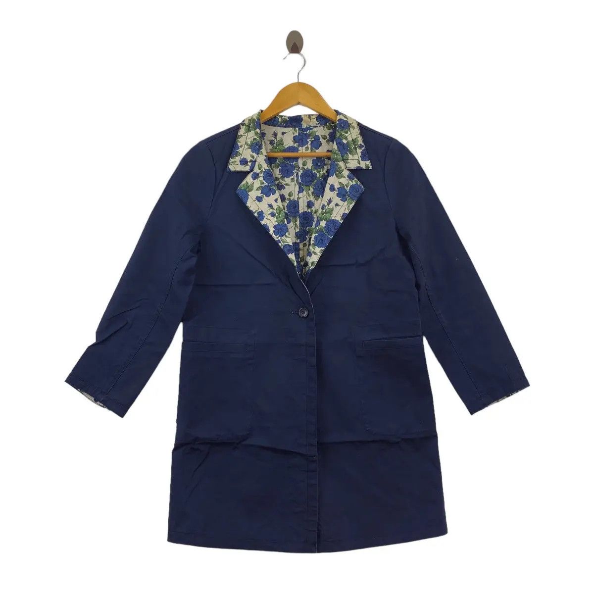 Japanese Brand × Vintage Vintage SPICK & SPAN JAPAN All Over Print Floral Reversible Size M / US 6-8 / IT 42-44 - 4 Thumbnail