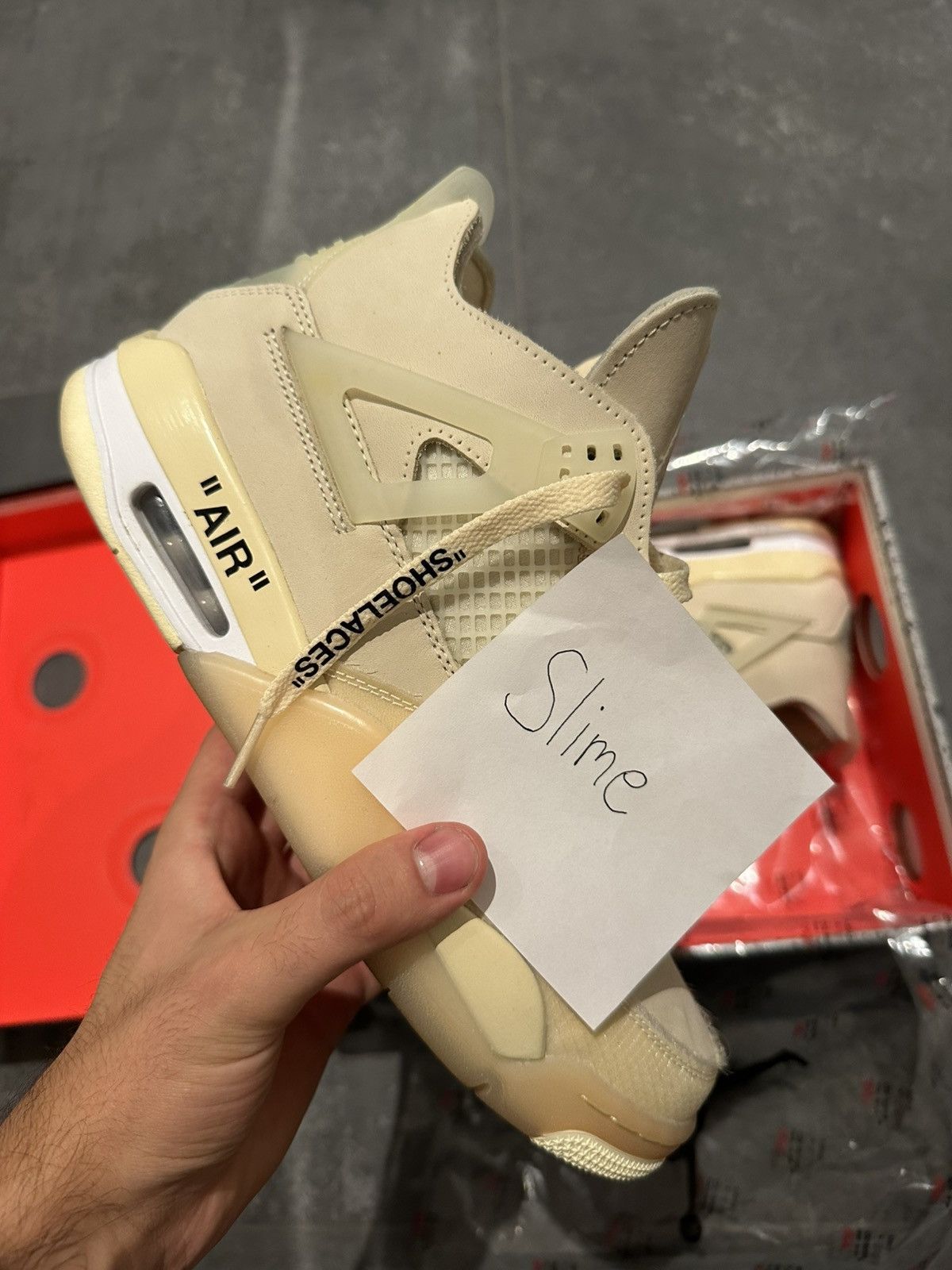 Jordan Brand × Off-White Jordan 4 X Off White Size US 9 / EU 42 - 3 Thumbnail