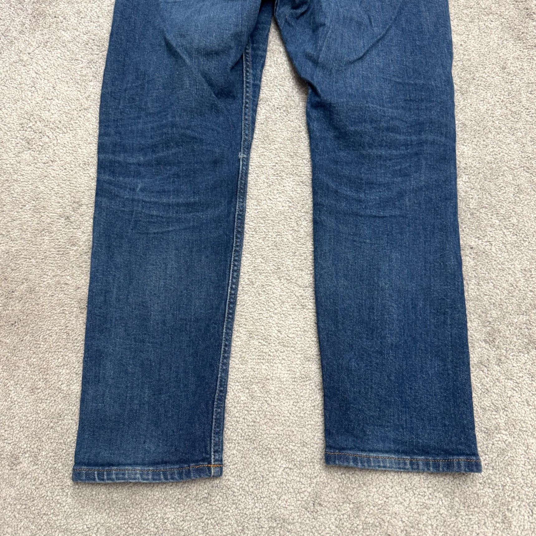 Everlane Everlane Selvedge Slim Fit Denim Jeans Mens 35x30 Blue Organic Cotton Straight Size US 35 - 4 Thumbnail