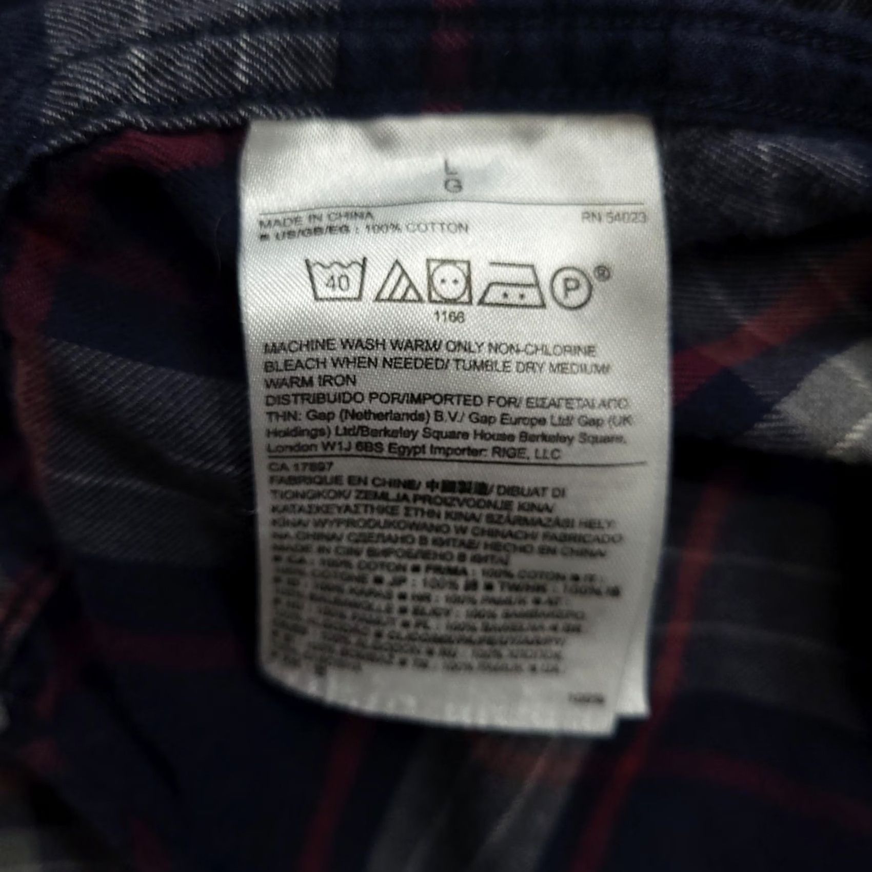 Banana Republic Banana Republic Shirt Mens Large Blue Plaid Luxe Flannel Slim Fit Elbow Patch Size US L / EU 52-54 / 3 - 5 Thumbnail