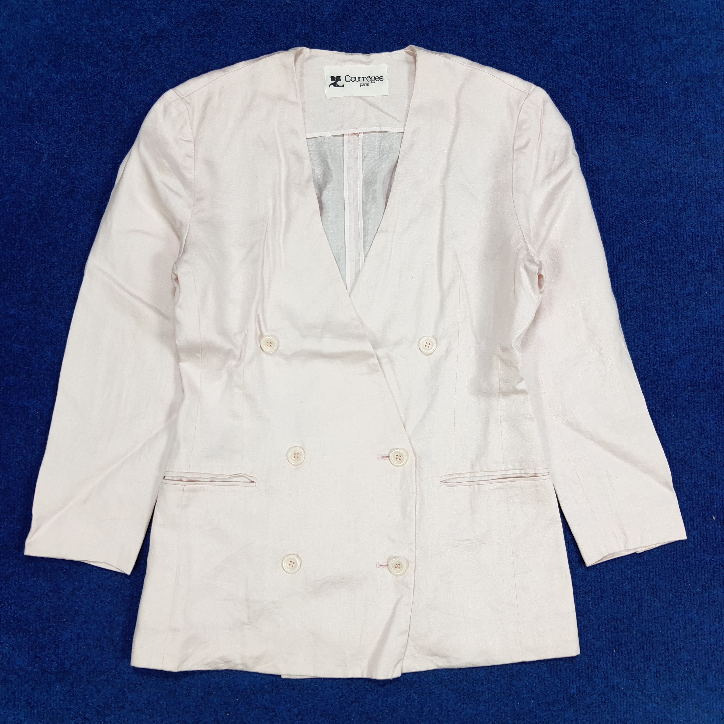 Courreges × Vintage Vintage Courreges Paris Light Blazer Size XS / US 0-2 / IT 36-38 - 1 Thumbnail