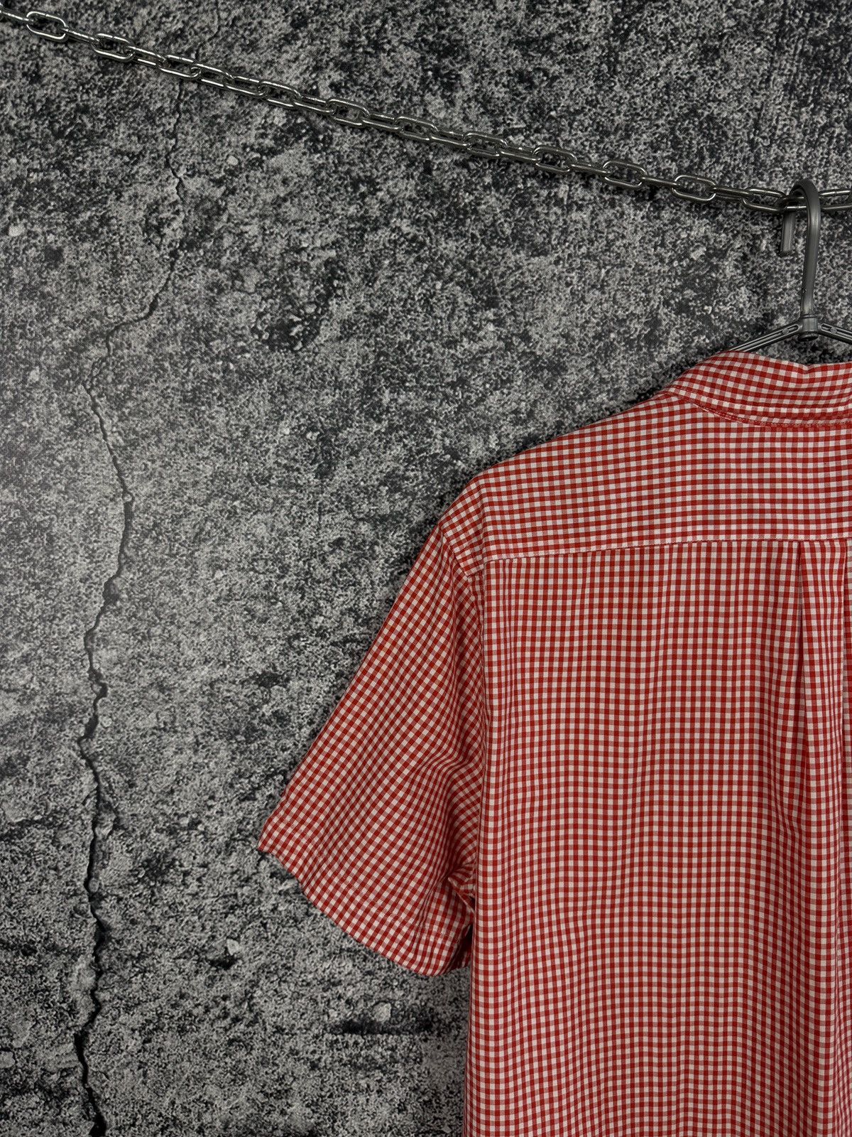 Lacoste Men’s Lacoste Short Sleeve Plaid Shirt Button Up Regular Fit Size US L / EU 52-54 / 3 - 12 Thumbnail