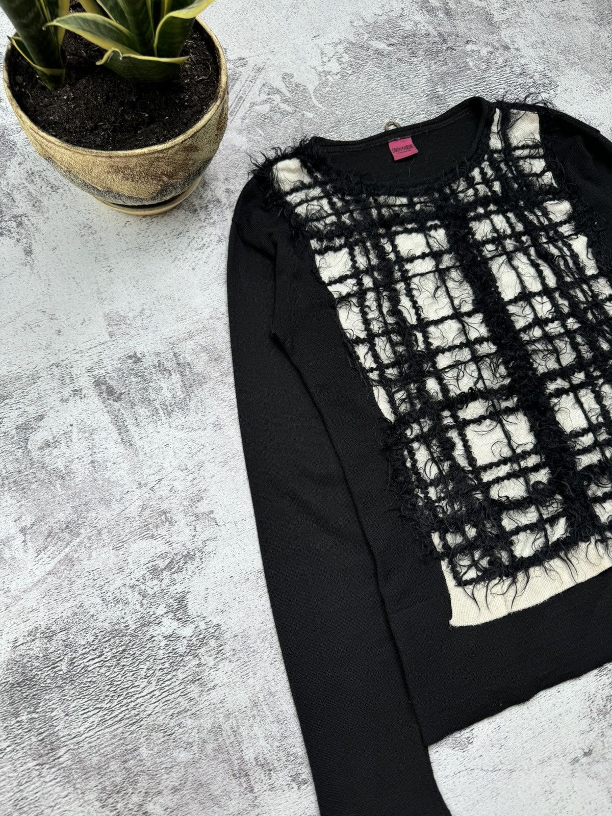 Designer Vintage Distressed Y2K Save The Queen ! Luxury Sweater Size S / US 4 / IT 40 - 4 Thumbnail