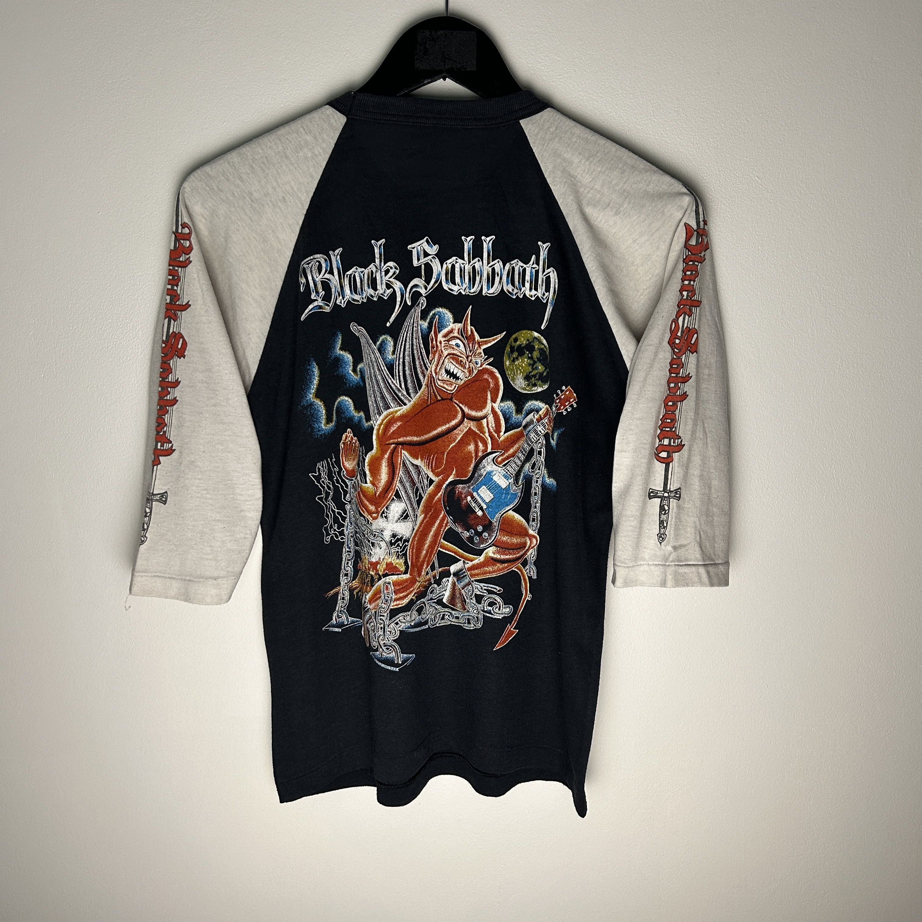 Band Tees Vintage Black Sabbath 70's Raglan Band T-shirt Size US S / EU 44-46 / 1 - 2 Thumbnail