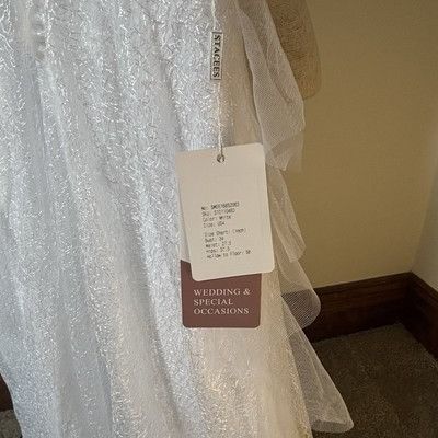 Other A-Line/Princess Tulle Applique V-neck Sleeveless Sweep/Brush Size ONE SIZE - 5 Thumbnail