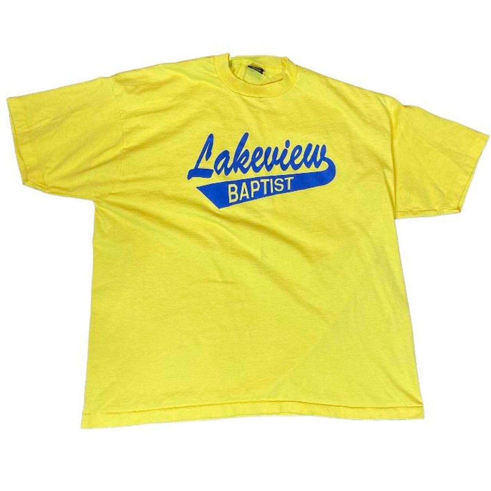 Fruit Of The Loom 90s lakeview baptist church shirt Size US XXL / EU 58 / 5 - 1 Thumbnail