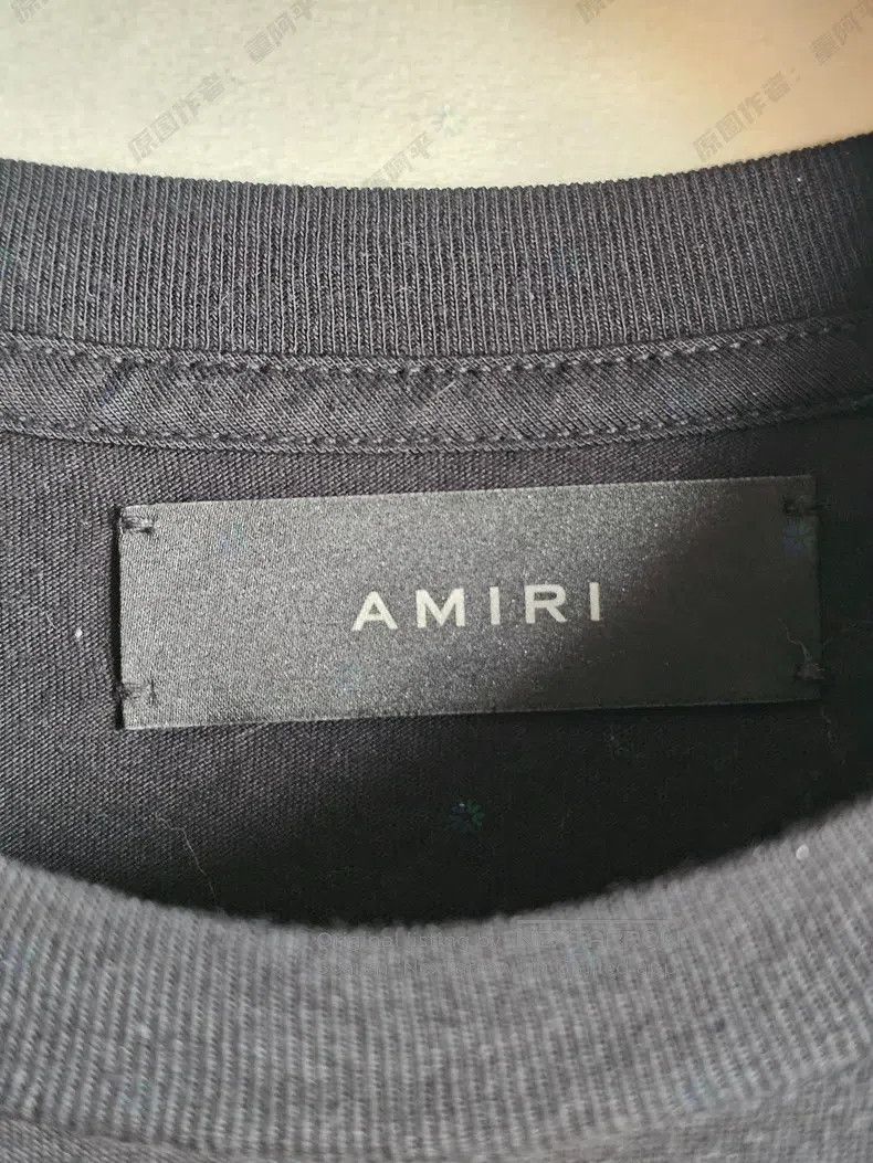 Amiri Amiri Size M Coconut printed short sleeve T-shirt with lett Size US M / EU 48-50 / 2 - 4 Thumbnail