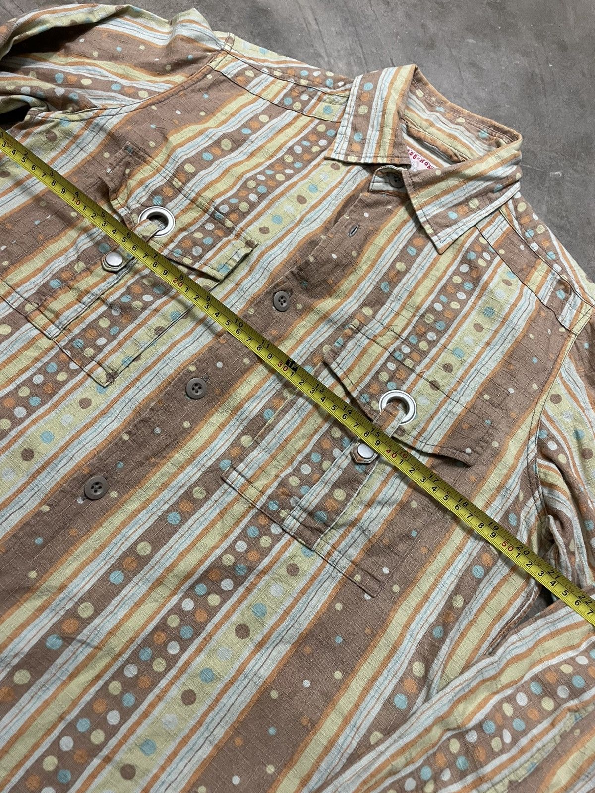 Designer × If Six Was Nine × Japanese Brand 291295 Pour Homme Button Up Shirt Made in Japan Punk Design Size US M / EU 48-50 / 2 - 10 Thumbnail