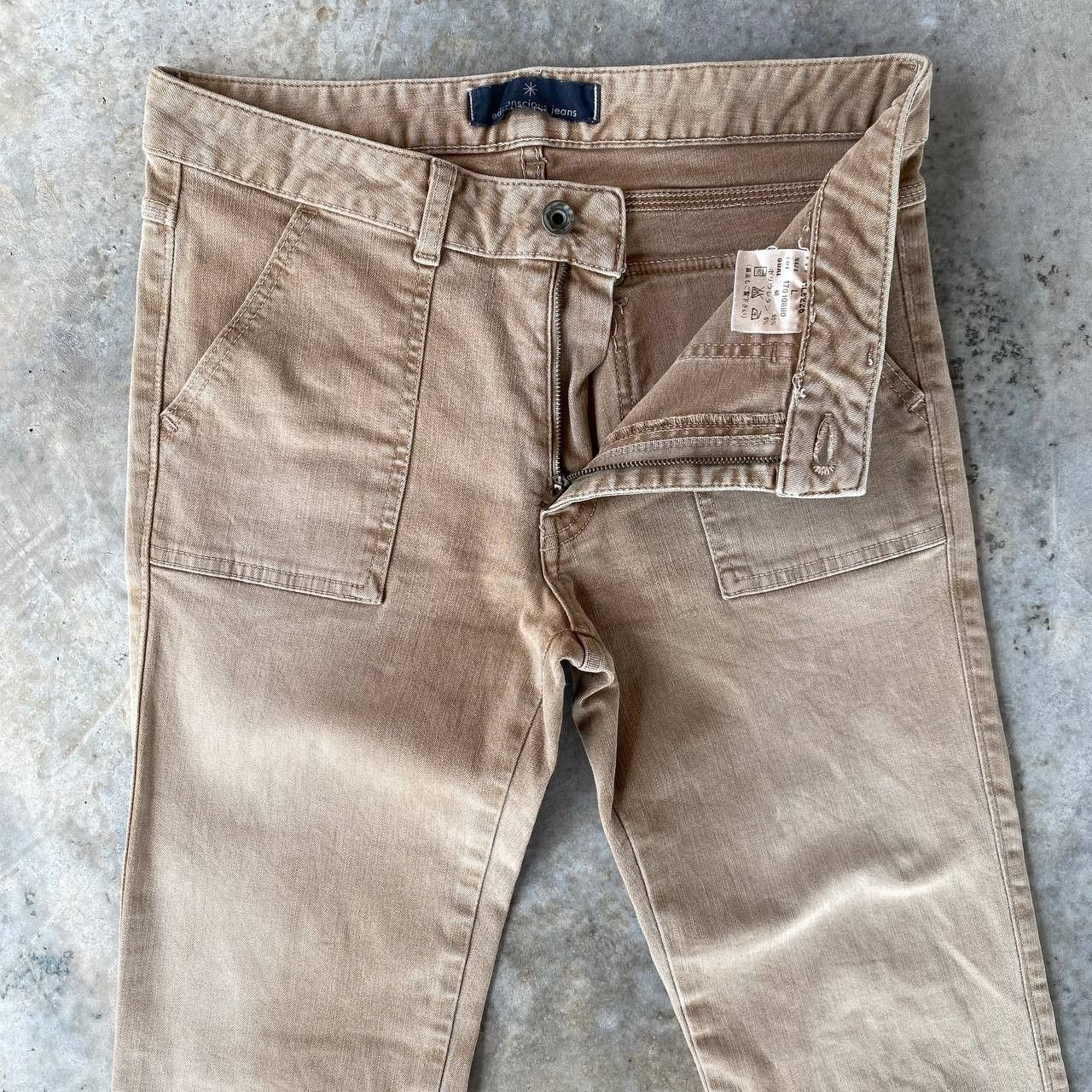 Hysteric Glamour SUPER FLARED JAPAN🎌EDICONSCIOUS PANT LOWRISE SLIM W29X31.5" Size US 29 - 7 Thumbnail