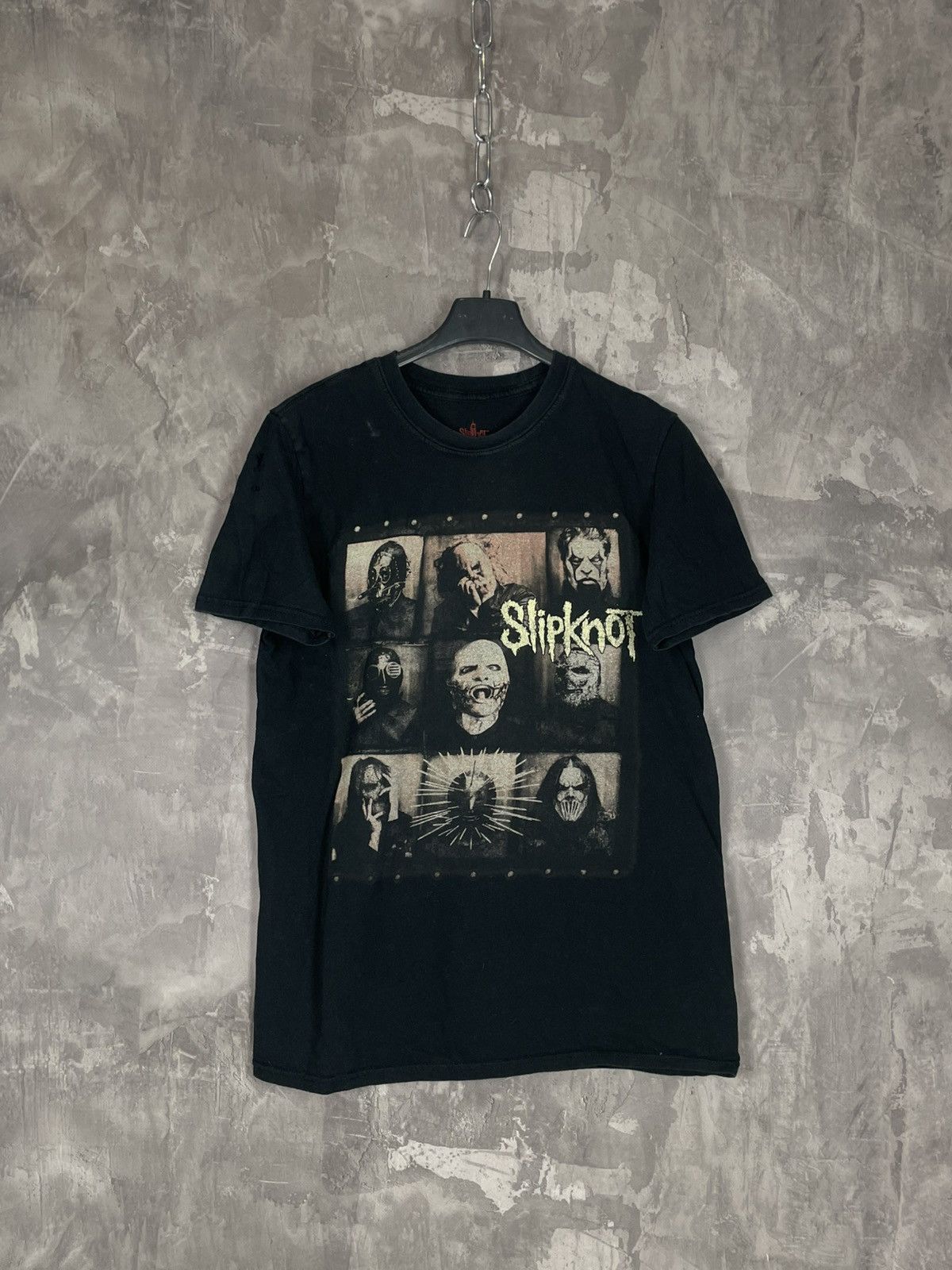 Band Tees × Slipknot × Vintage Slipknot band vintage distressed Punk logo t-shirt 00s Size US M / EU 48-50 / 2 - 1 Thumbnail