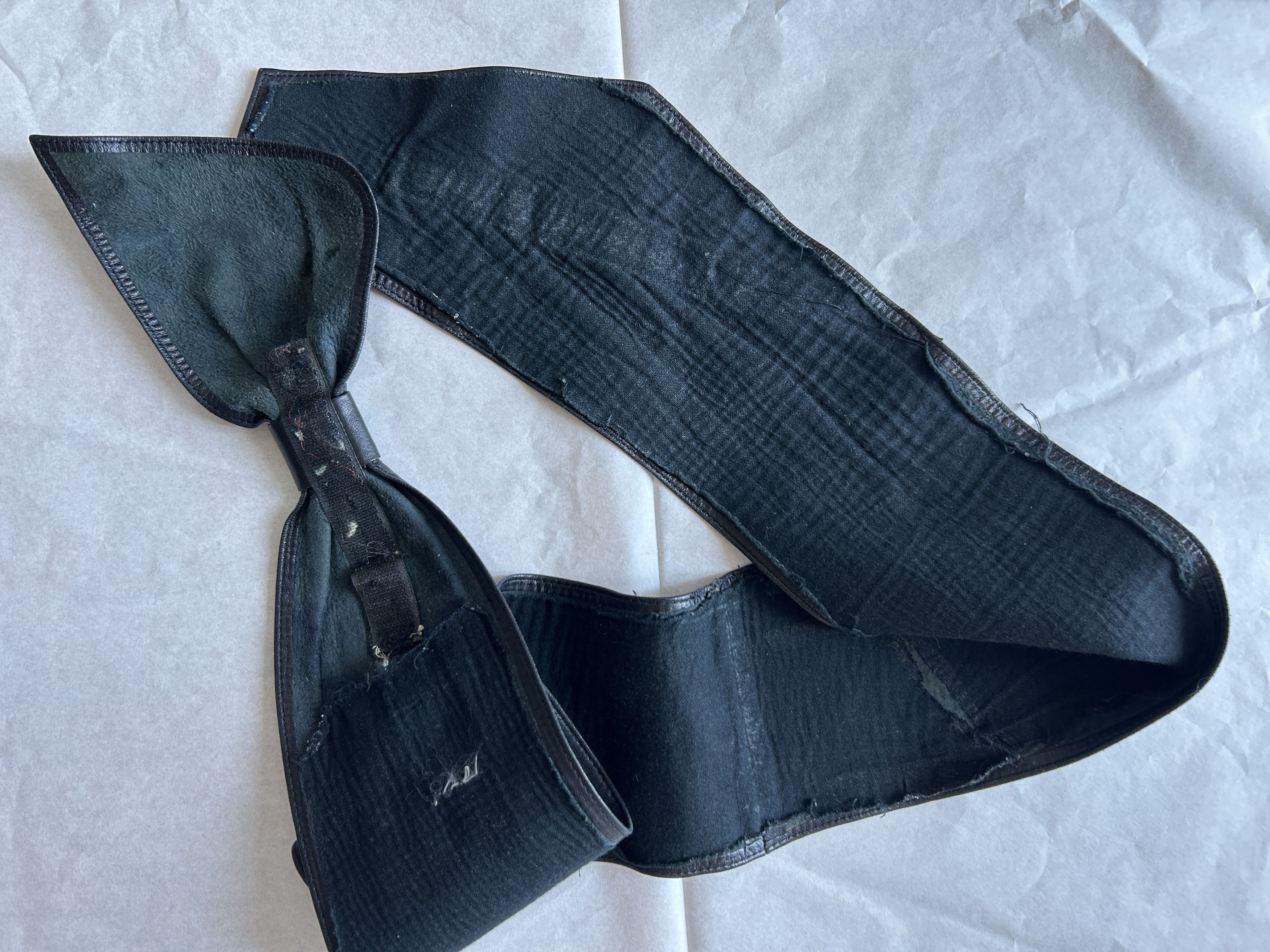 Vintage Vintage 80s Black Leather Wrap Belt Size ONE SIZE - 8 Thumbnail