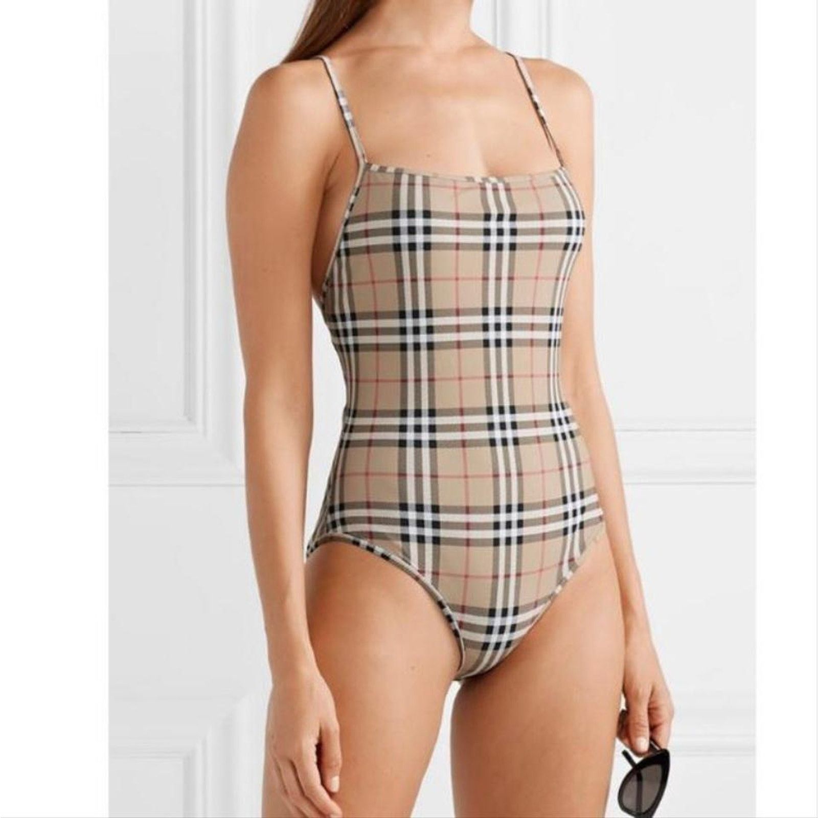 Burberry check print swimsuit S Size S / US 4 / IT 40 - 2 Thumbnail