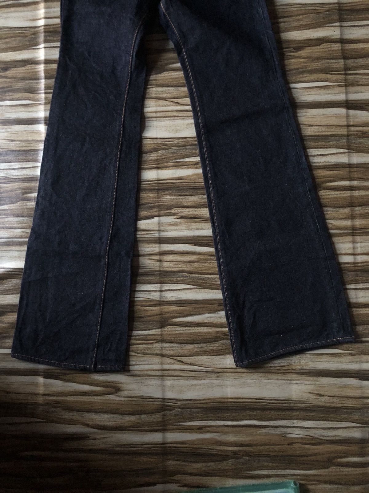 Samurai Jeans NOS Lot RB587XX JeTexas Indigo Denim Samurai Flare Baggy Size US 29 - 4 Thumbnail