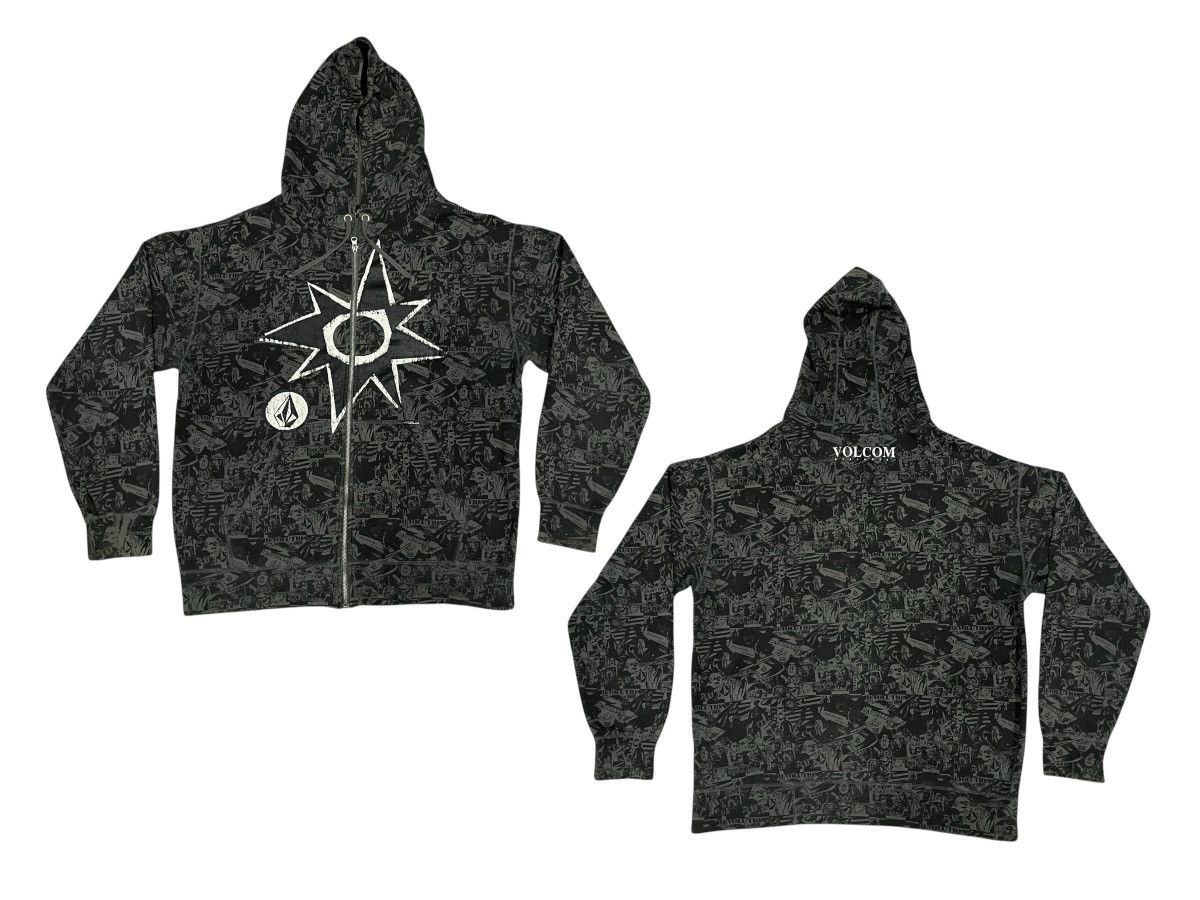 Volcom 2000s VOLCOM ANARCHY REVOLUTION OVP HOODIE ZIPPER RARE Size US XL / EU 56 / 4 - 1 Thumbnail