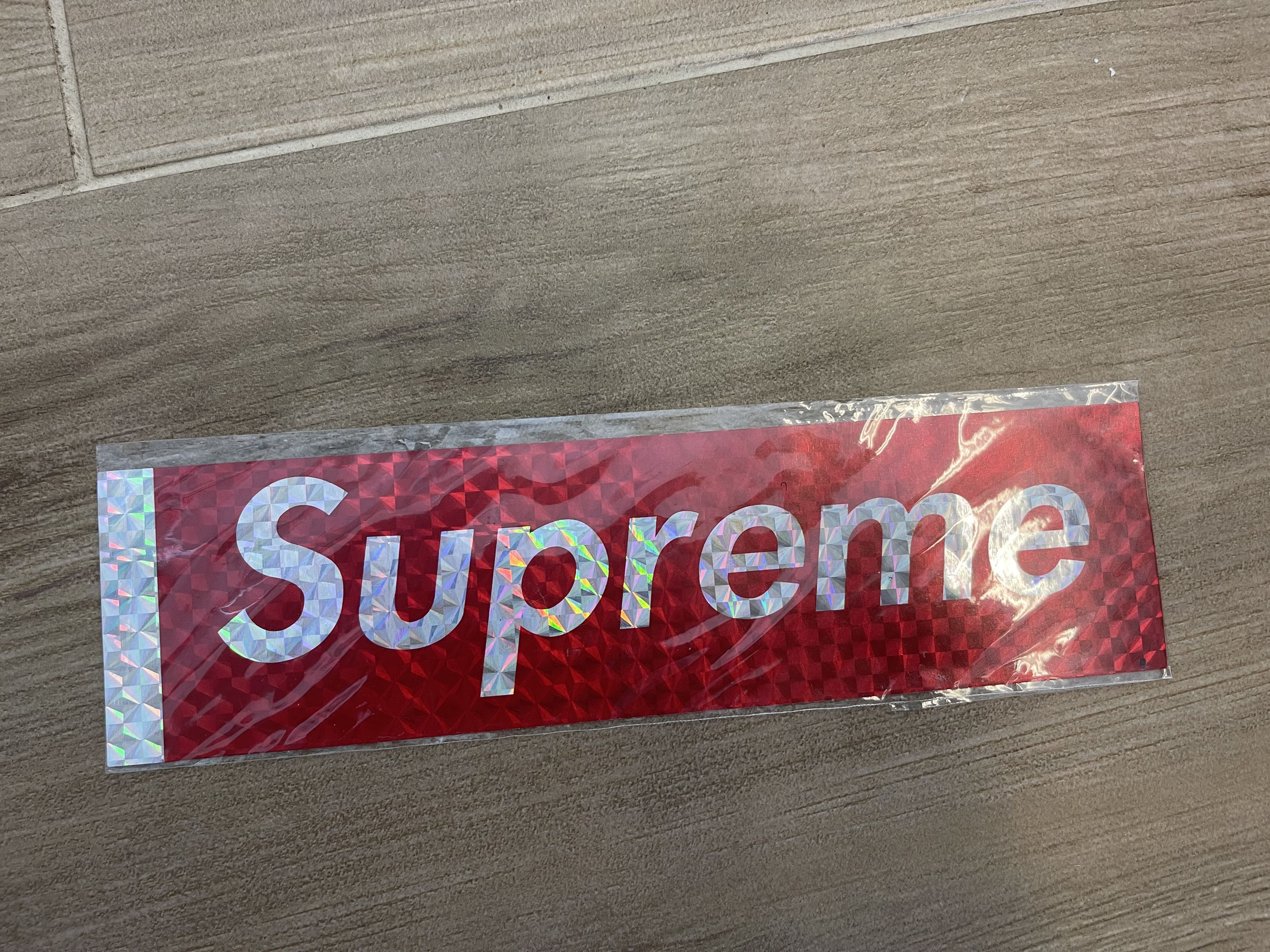 Supreme Supreme Holographic Box Logo, Grailed