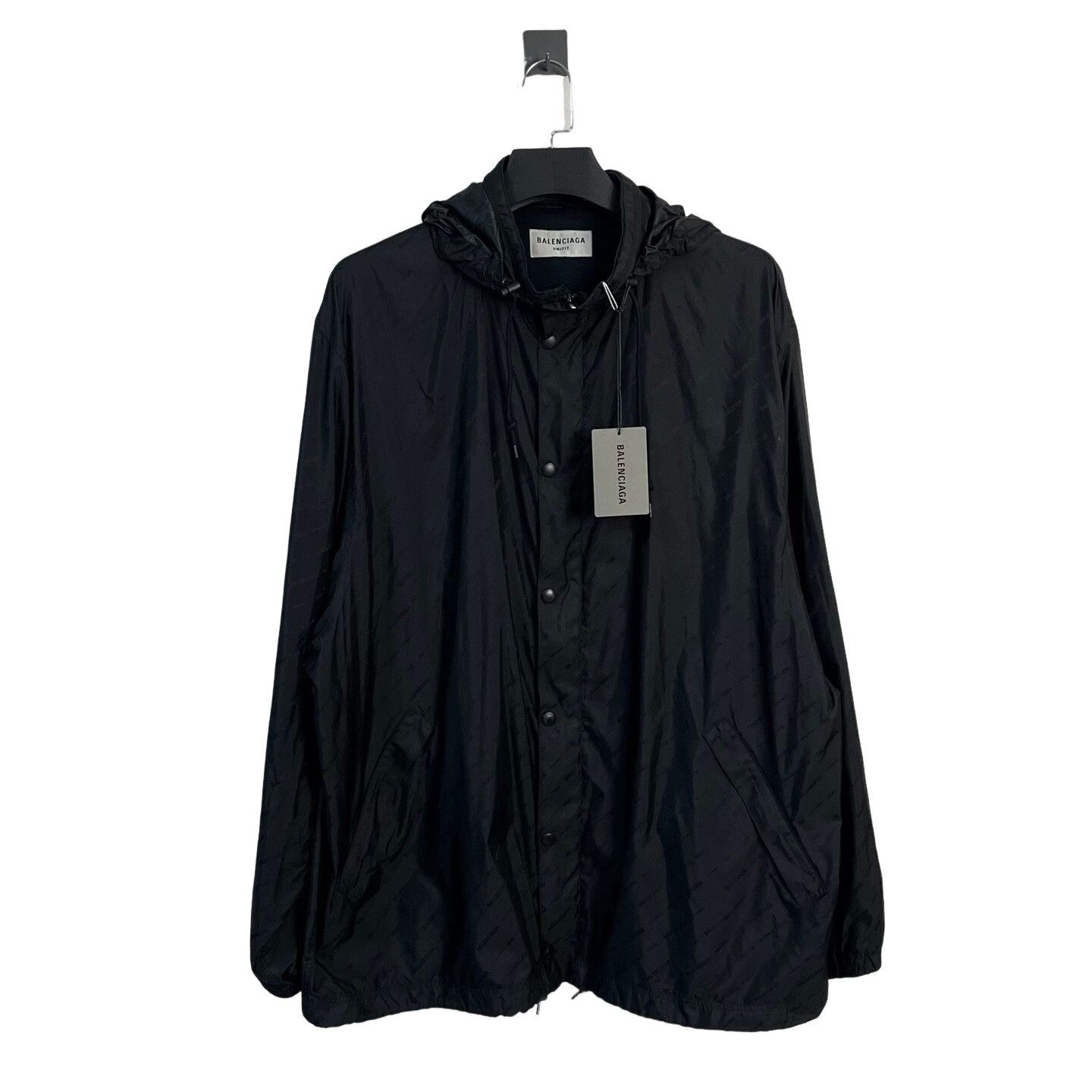 Balenciaga Balenciaga Logo Monogram Windbreaker Jacket Size M Size US M / EU 48-50 / 2 - 1 Thumbnail
