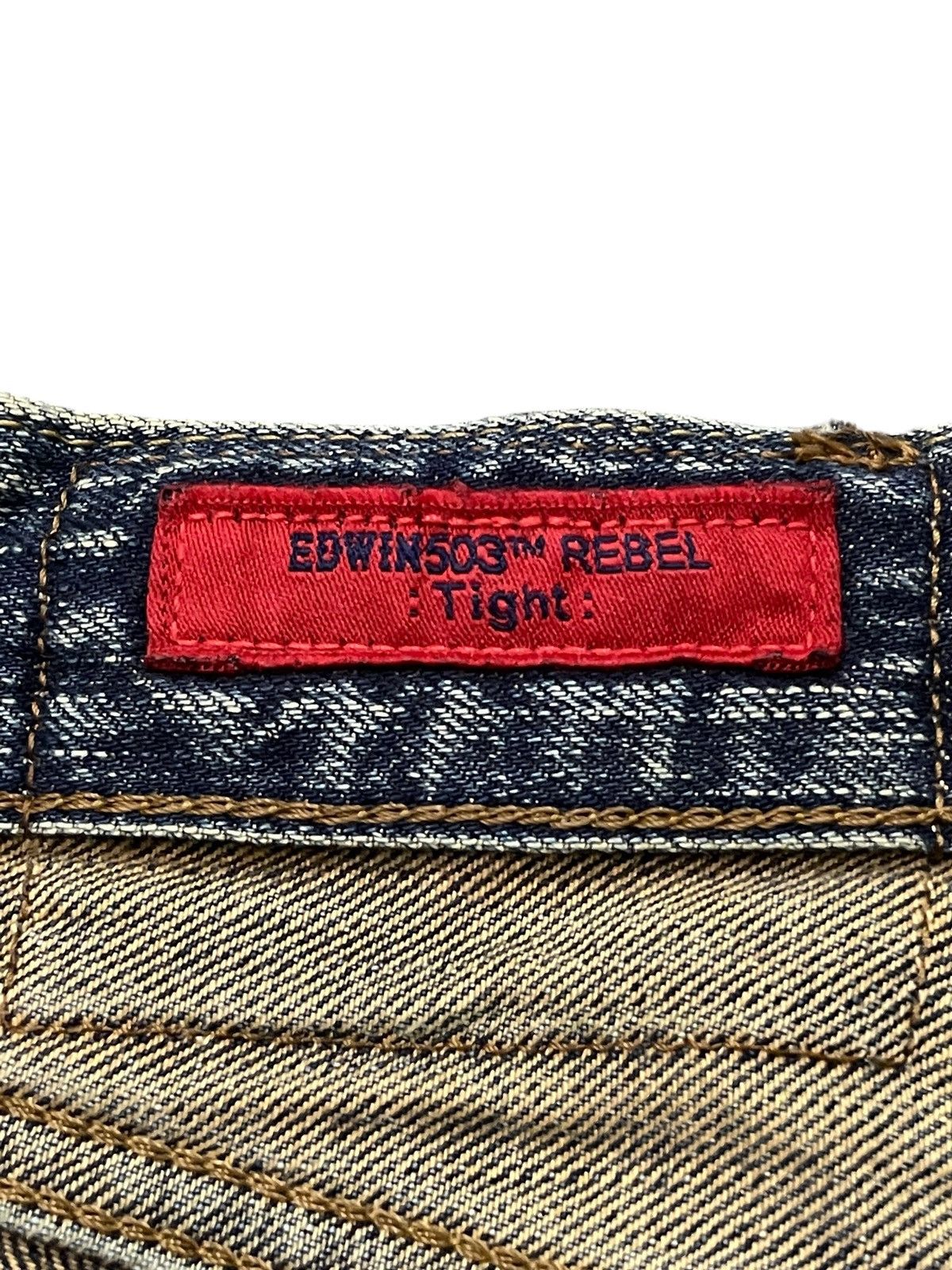 Edwin × Hysteric Glamour Edwin 503z Mud Wash Distressed Jeans Size US 27 - 18 Thumbnail