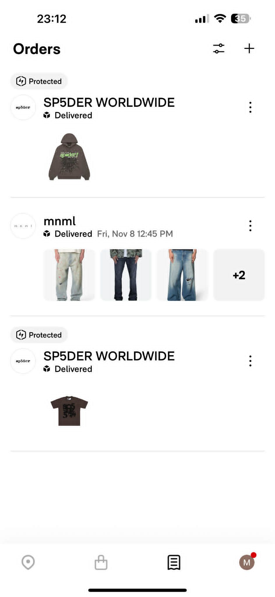 Sp5der SP5DER SP5 SEX TEE BROWN Size US S / EU 44-46 / 1 - 5 Thumbnail