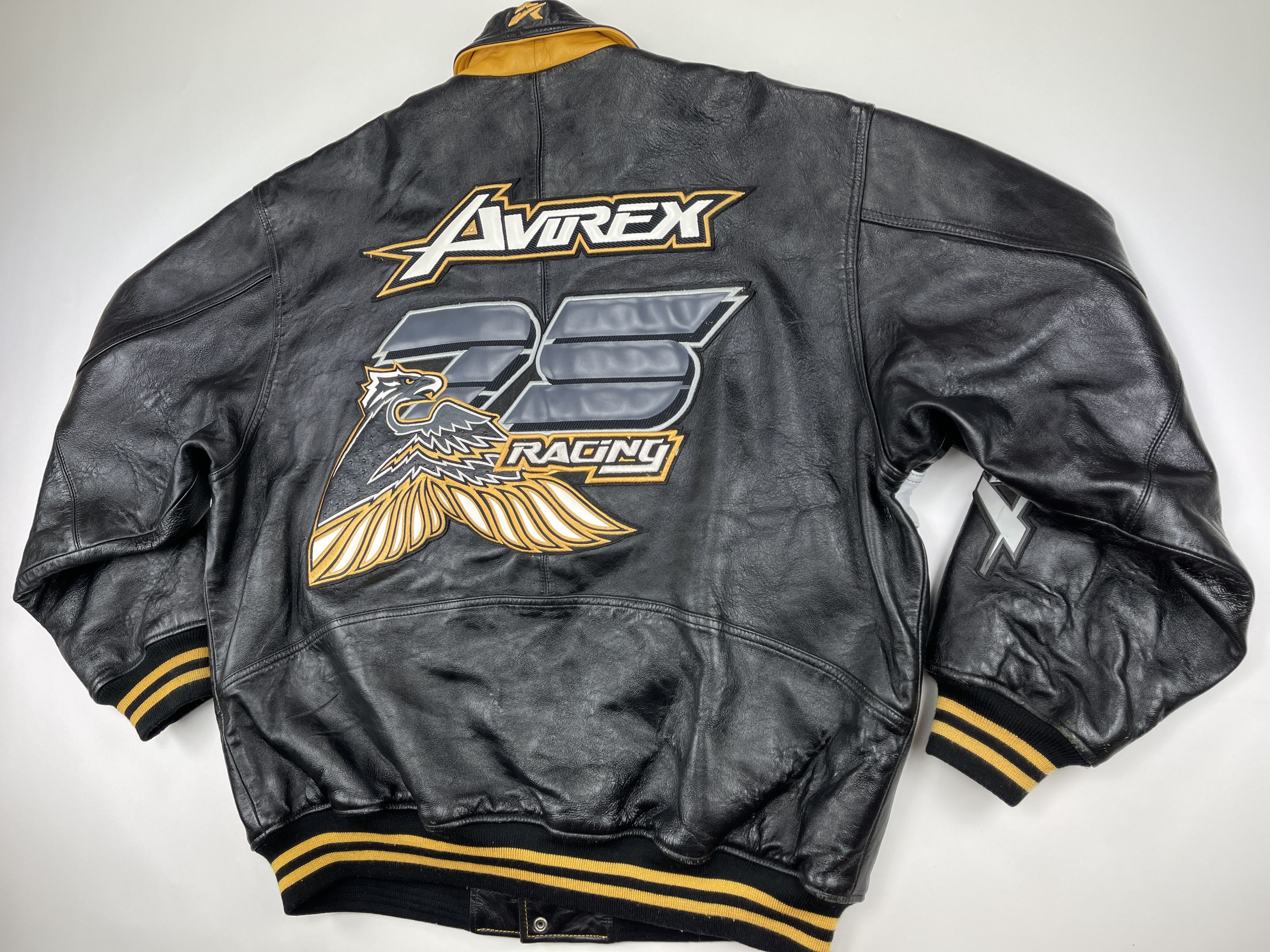 Avirex AVIREX leather jacket, 25th Racing, vintage, 90s hip hop XXL Size US XXL / EU 58 / 5 - 10 Thumbnail
