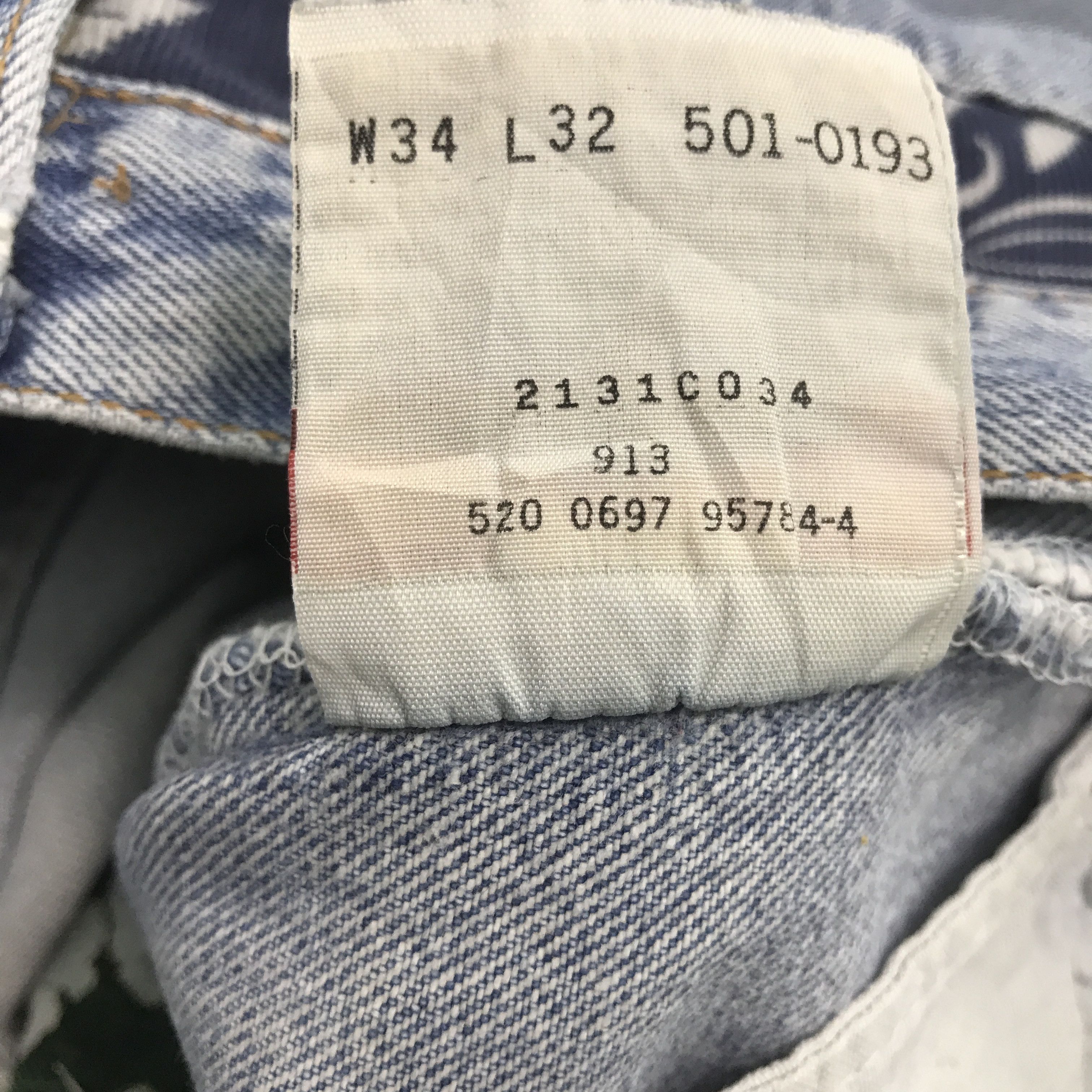 Levi's × Vintage Vintage Levi's 501 Ripped Distressed Denim Jeans pay Size US 31 - 15 Thumbnail