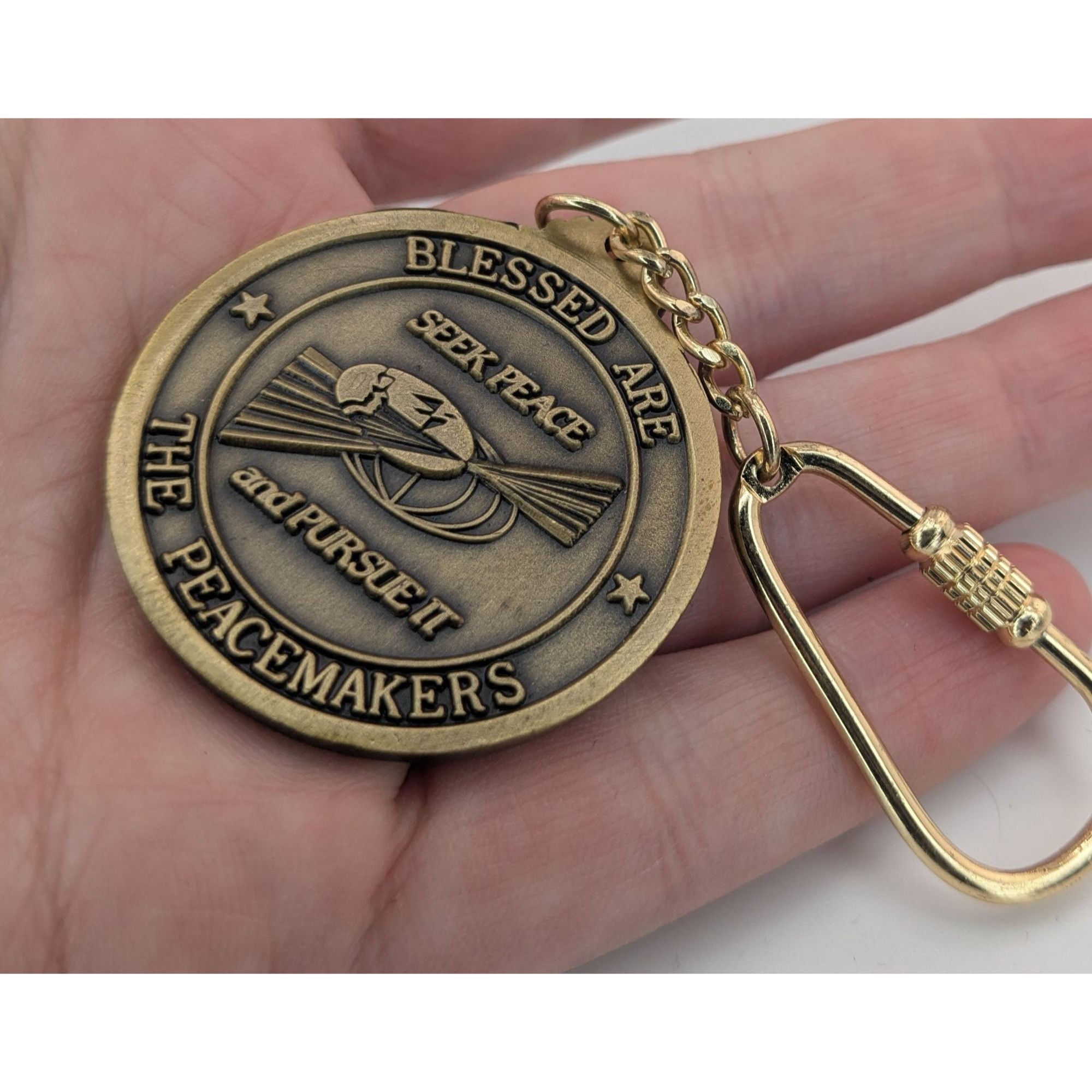 Other US Air Force Chaplain Service Keychain With Bronze Medallion Size ONE SIZE - 8 Thumbnail