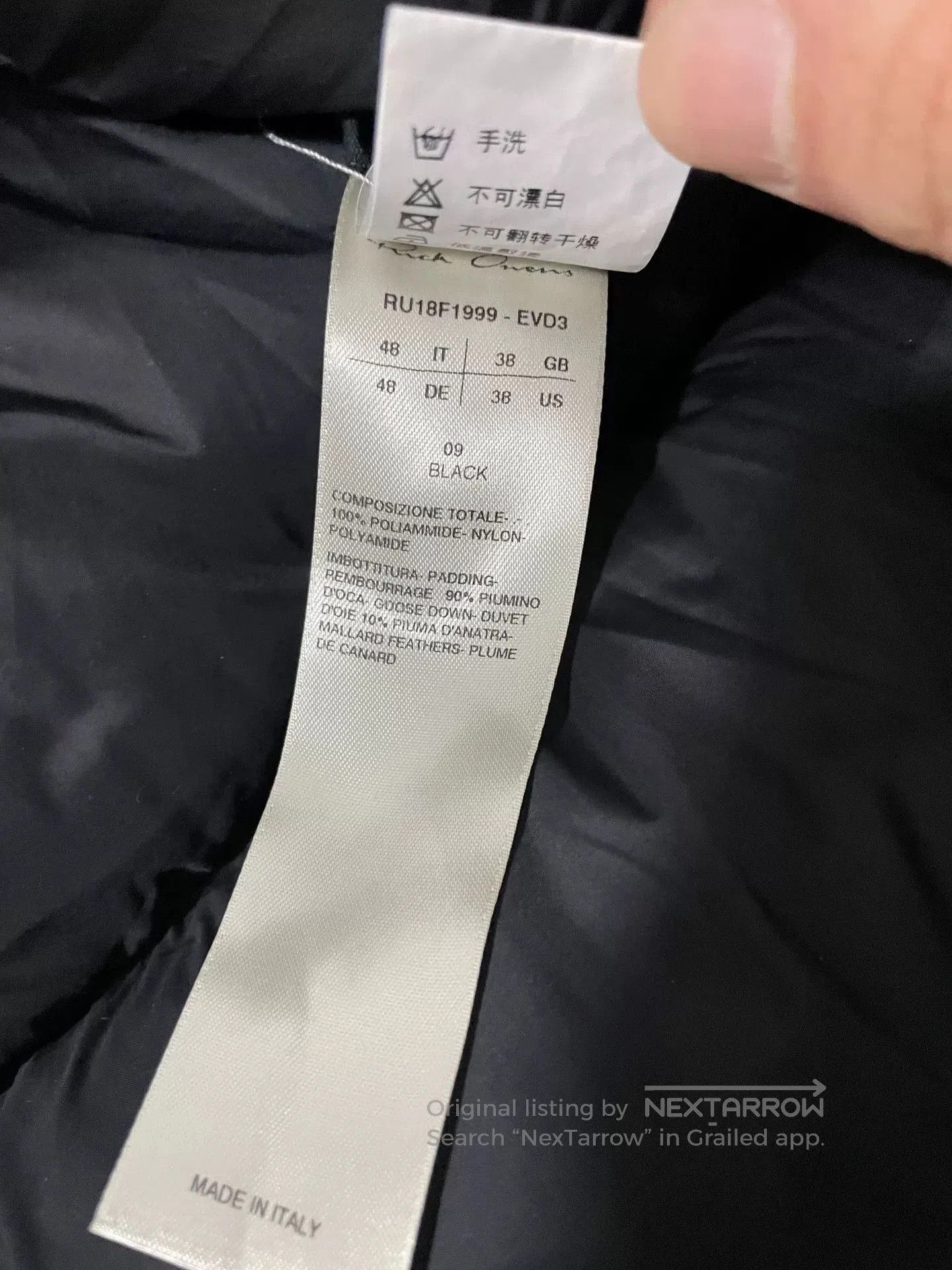 Rick Owens rick owens hooded down vest size 48. Size US M / EU 48-50 / 2 - 5 Thumbnail