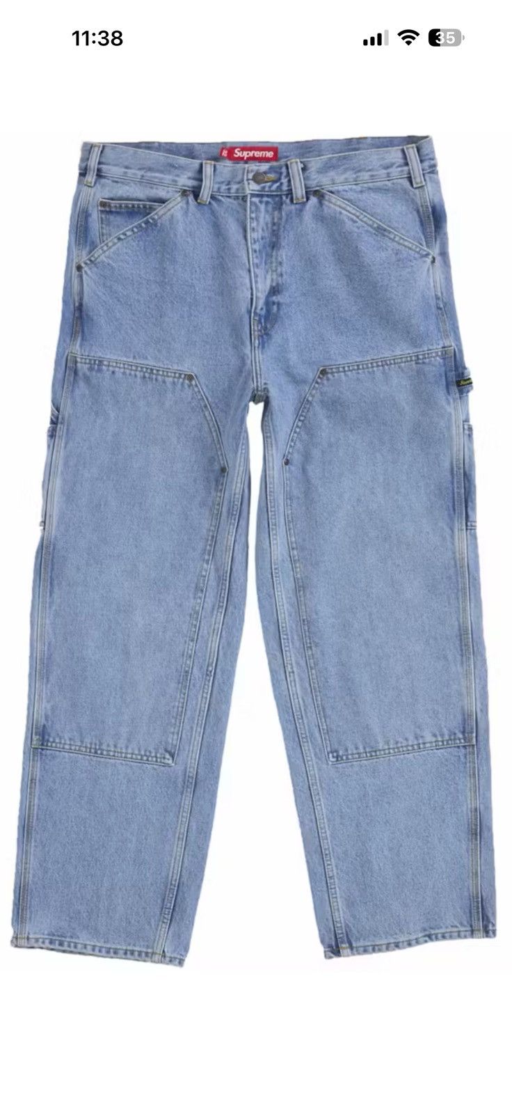 Supreme Worn Double Knee Painter Pant 38 Supreme Worn Double Knee