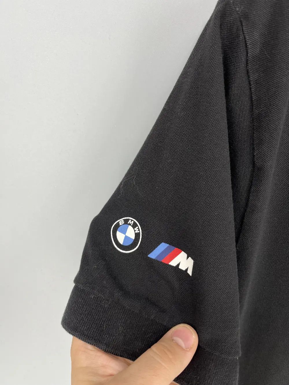 BMW BMW M Mortorsports Spellout Polo Shirt Racing Style Size US L / EU 52-54 / 3 - 7 Thumbnail