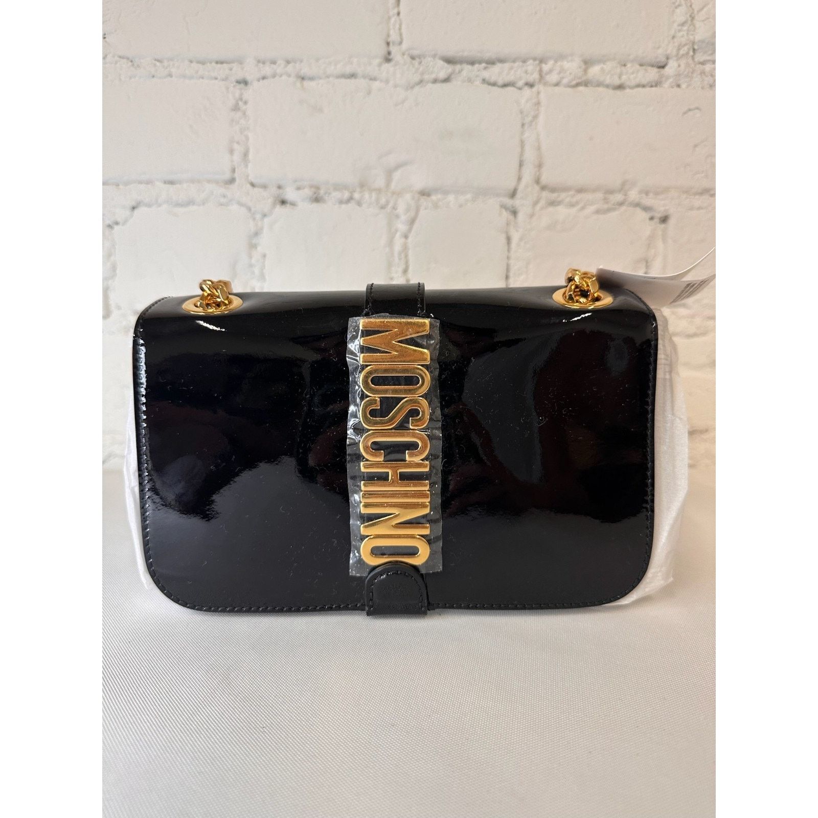 Moschino AW22 MOSCHINO Couture Jeremy Scott Logo Leather Shoulder Bag Size ONE SIZE - 4 Thumbnail