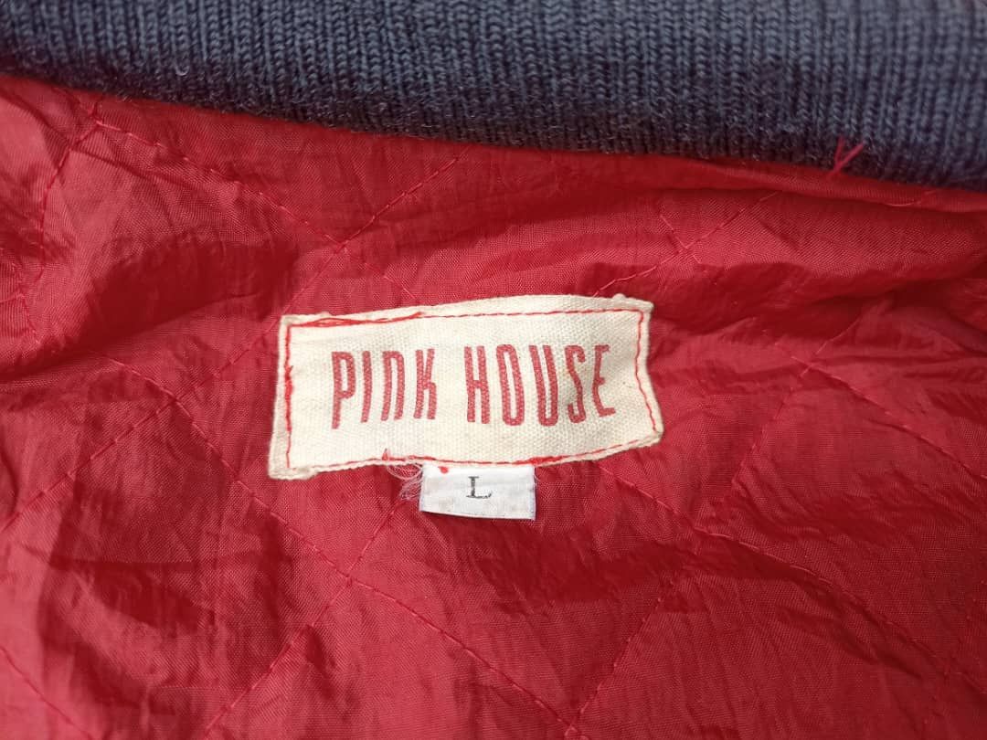 Pink House Vintage Pink House Varsity Jacket Size US L / EU 52-54 / 3 - 13 Thumbnail