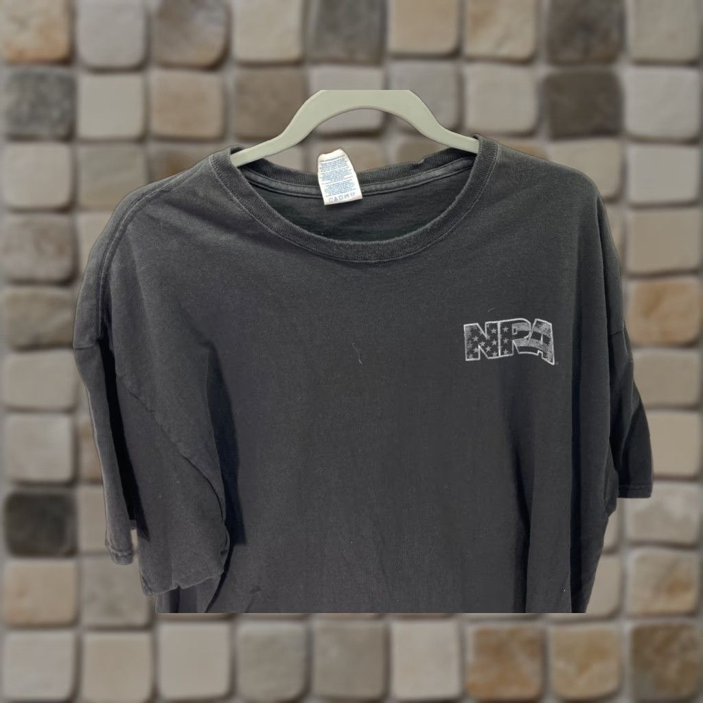 Delta VINTAGE Delta Magnum Weight T-Shirt Mens XL Black Graphic Print Crew Neck Dogs? Size US XL / EU 56 / 4 - 1 Thumbnail