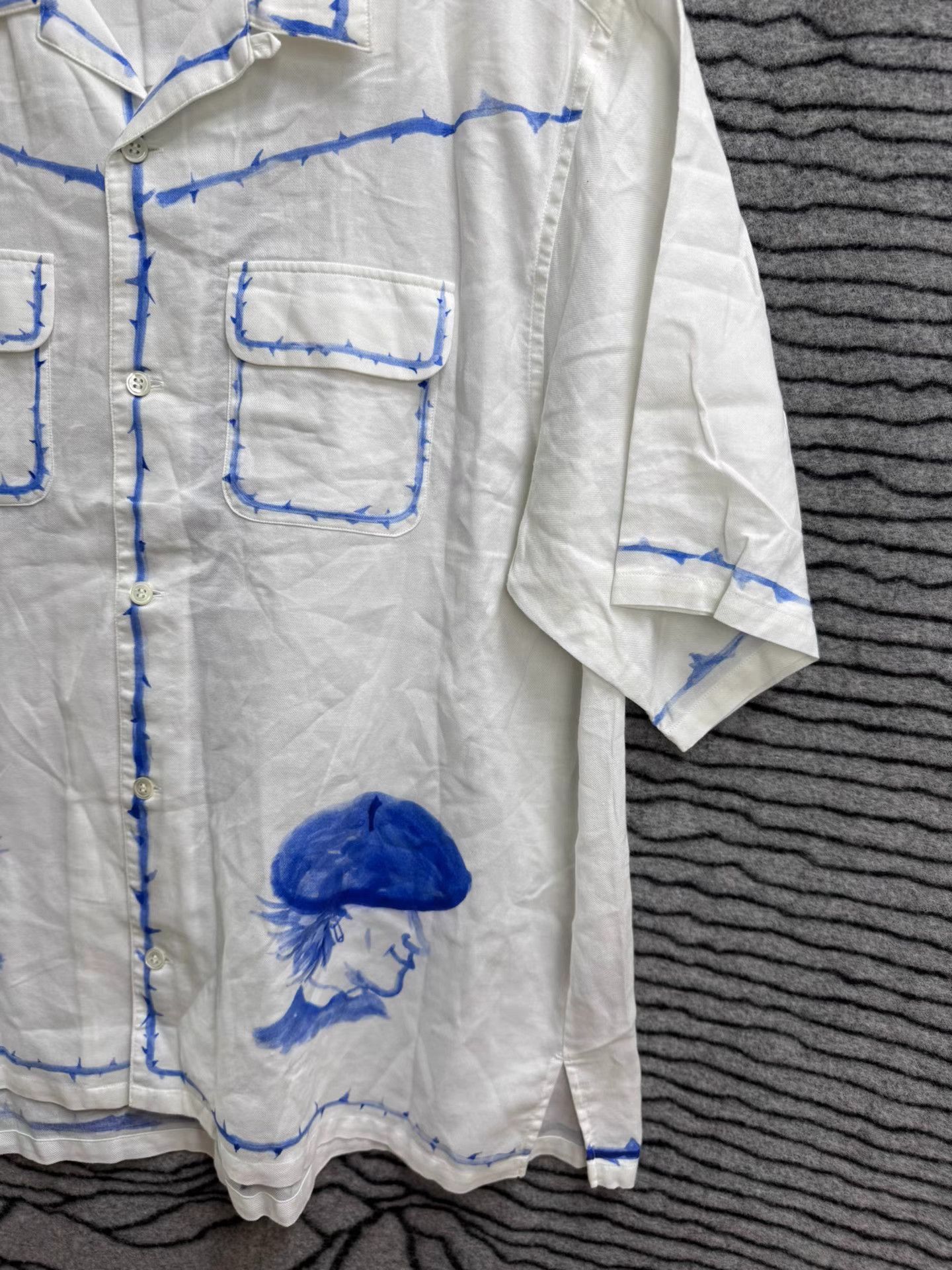 Undercover UNDERCOVER Ballpoint Painter Short Sleeve Shirt K20 Size US XL / EU 56 / 4 - 3 Thumbnail