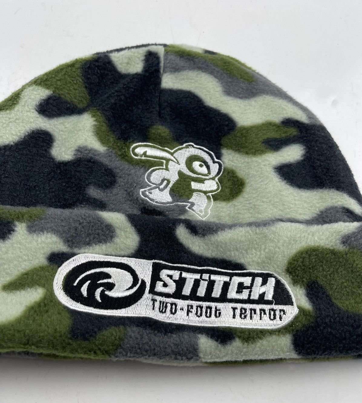 Japanese Brand stitch camo beanie hat snow cap tc25 Size ONE SIZE - 4 Thumbnail