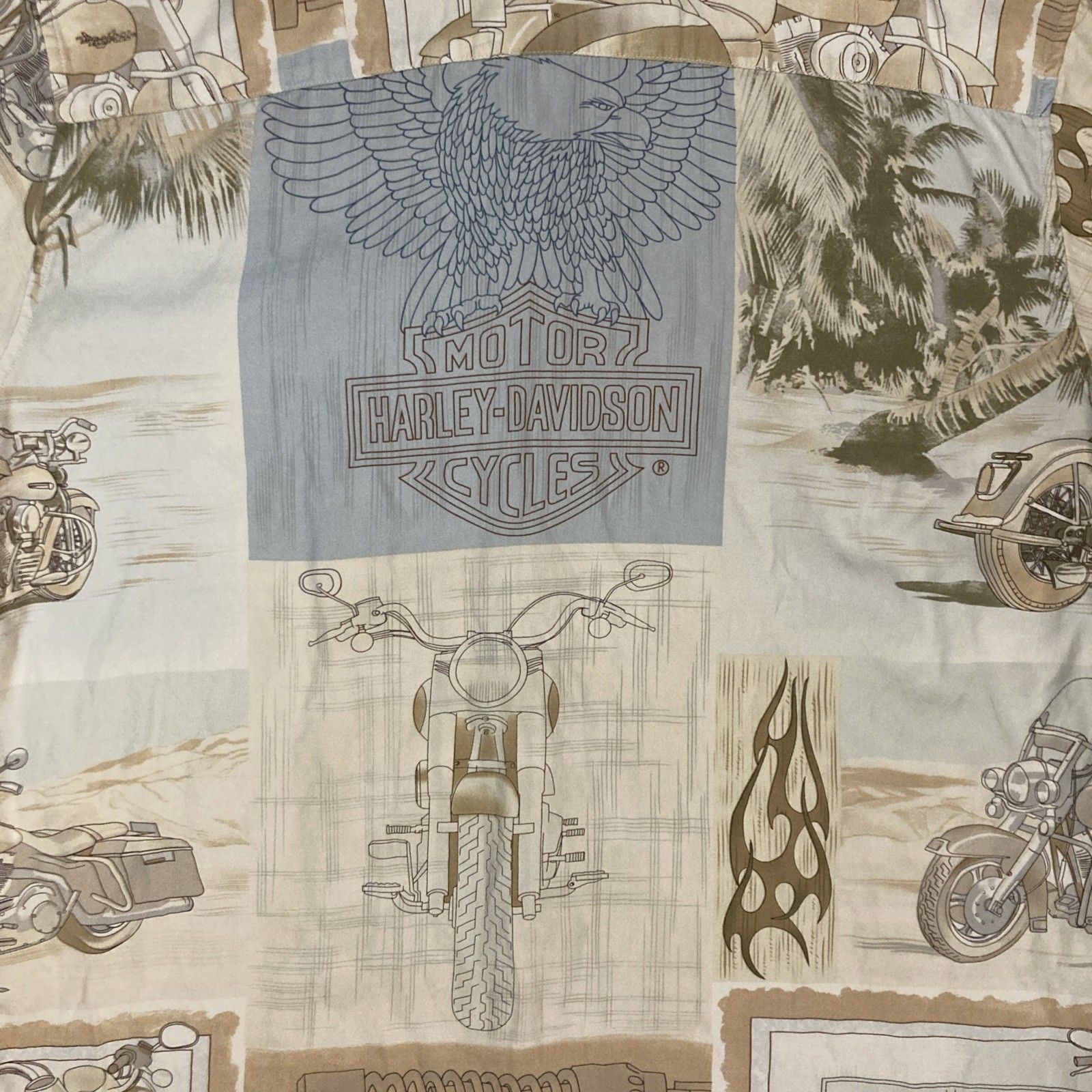 Harley Davidson Harley Davidson Hawaiian Shirt Tori Richard Men’s Size M Size US M / EU 48-50 / 2 - 7 Thumbnail