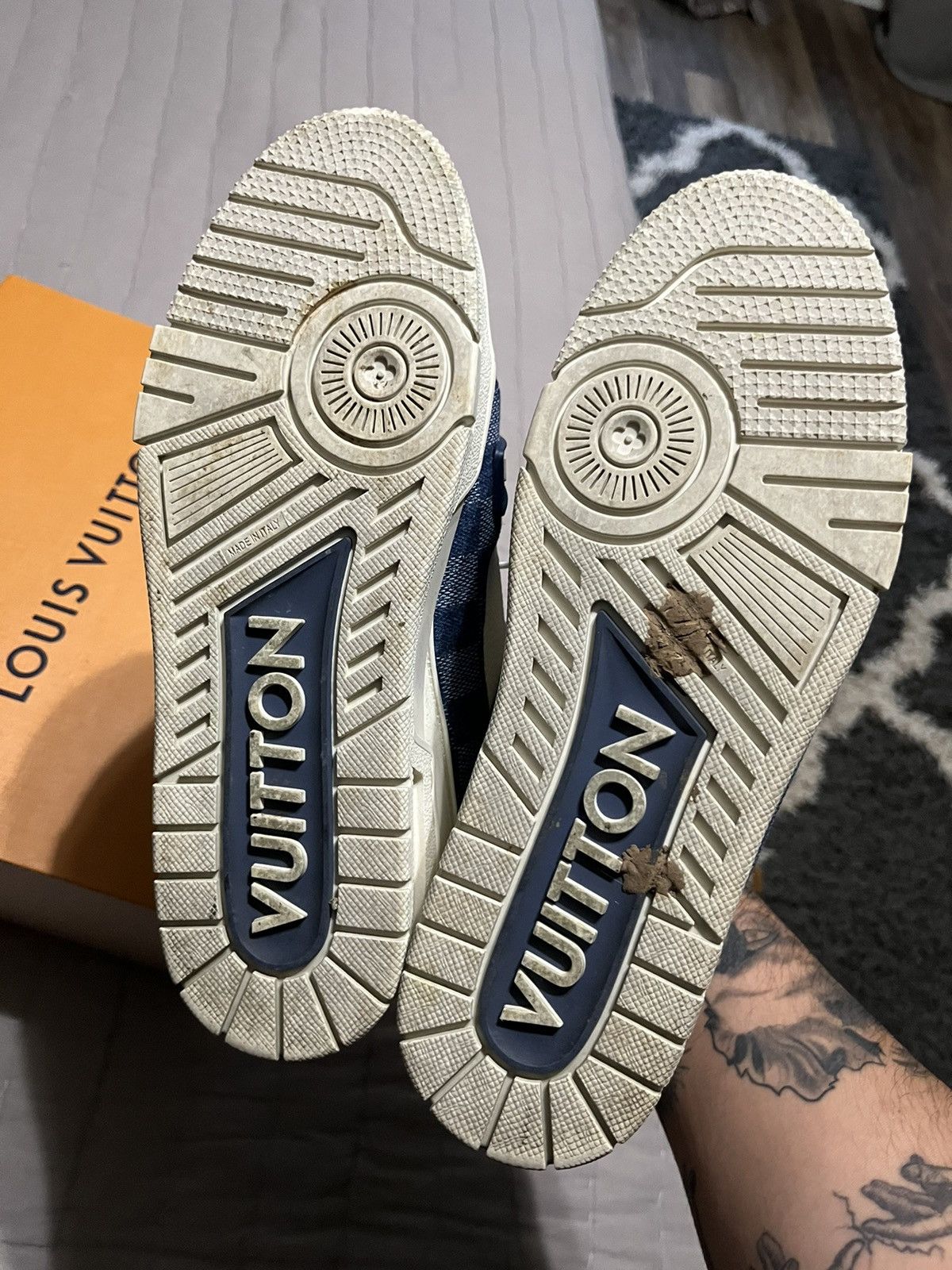 Louis Vuitton Louis Vuitton Denim Trainers Size US 10 / EU 43 - 3 Thumbnail