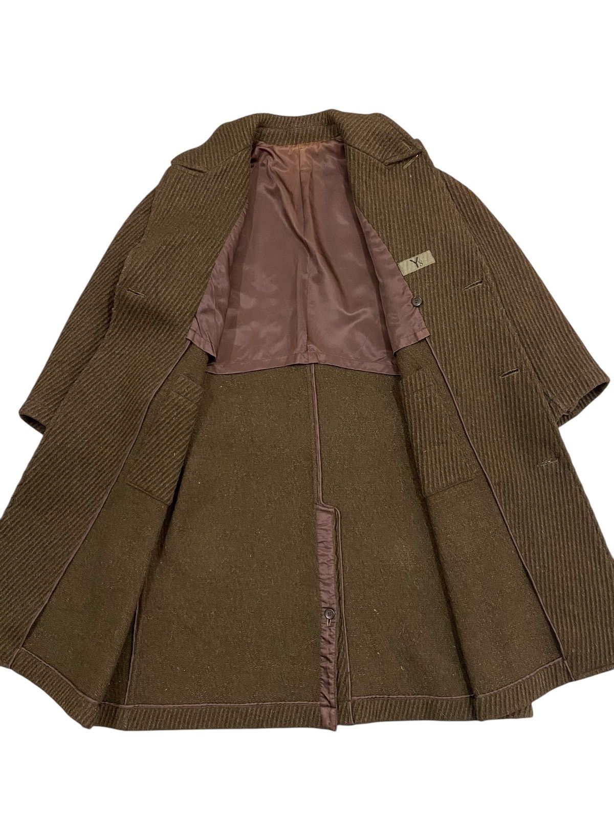 Yohji Yamamoto 🔥Rare Piece🔥Y’s by Yohji Yamamoto Wool Double-Breasted Coat Size US L / EU 52-54 / 3 - 7 Thumbnail