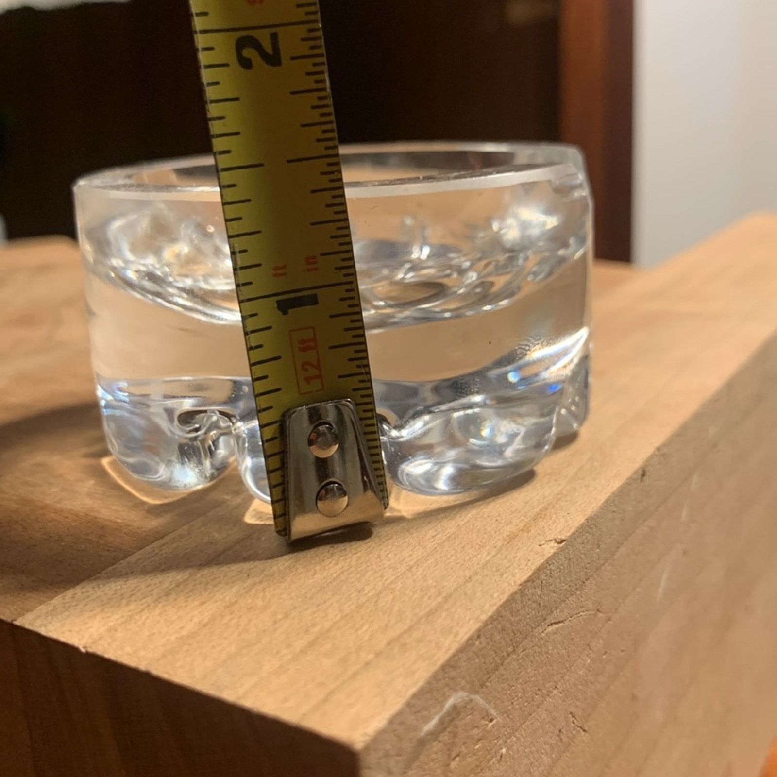 Vintage Midcentury crystal trinket dish ashtray Scandinavia Finland Size ONE SIZE - 6 Thumbnail