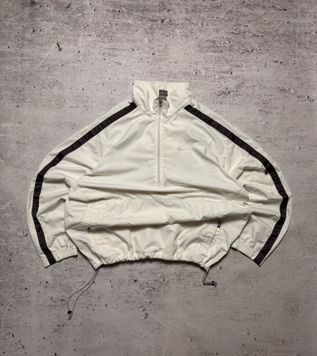 Nike × Nike ACG NIKE VINTAGE BASIC LOGO OVERSIZE NYLON 1/3 ZIP LIGHT JACKET Size US XL / EU 56 / 4 - 1 Thumbnail