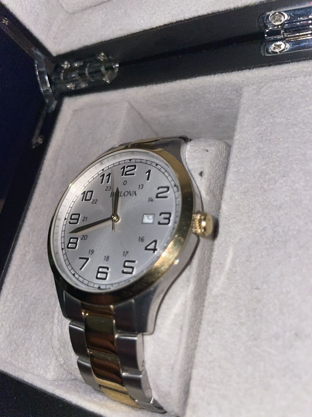 Bulova Bulova Watch 98B304 Mens Quartz 42mm Two-Tone Bracelet Watch Size 42 - 6 Thumbnail