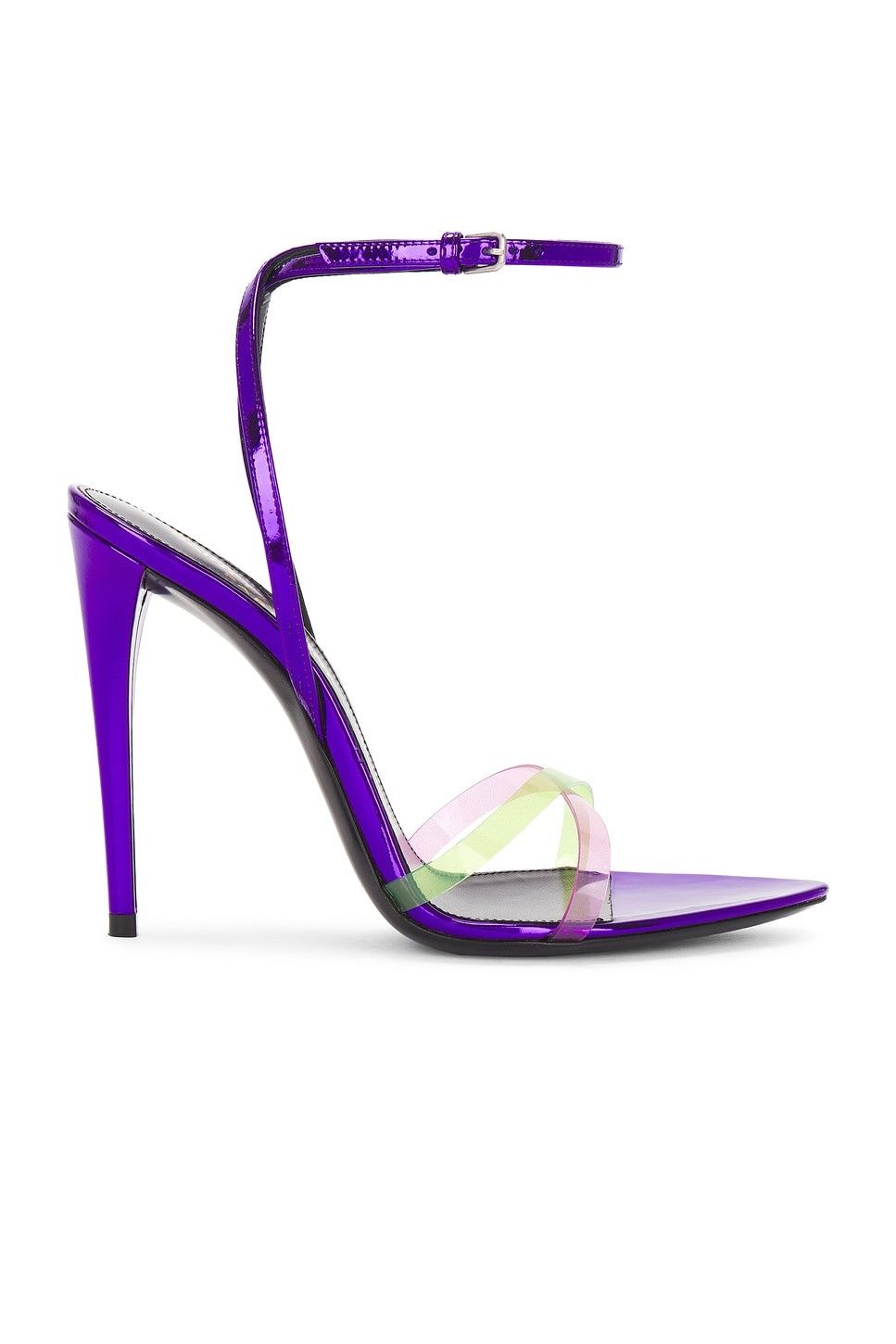 Saint Laurent Paris oc11z1125 Fever 110 Sandals in Purple Size US 6.5 / IT 36.5 - 1 Thumbnail