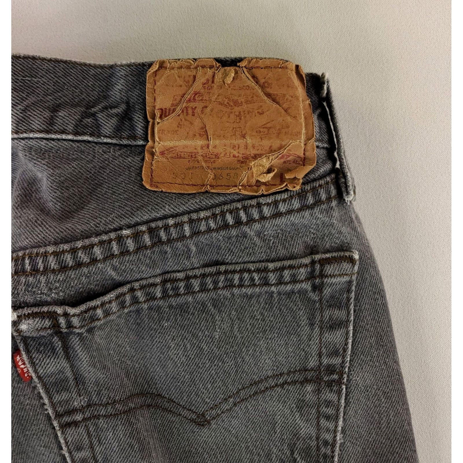 Levi's Levi's 501 VTG 80s Black Mens 29x32 29x30 Actual Jeans Straight Hemmed Mens Black 501 VTG 80s Jeans Regular 29 Inseam 30 Brand Levi's Size US 29 - 4 Thumbnail