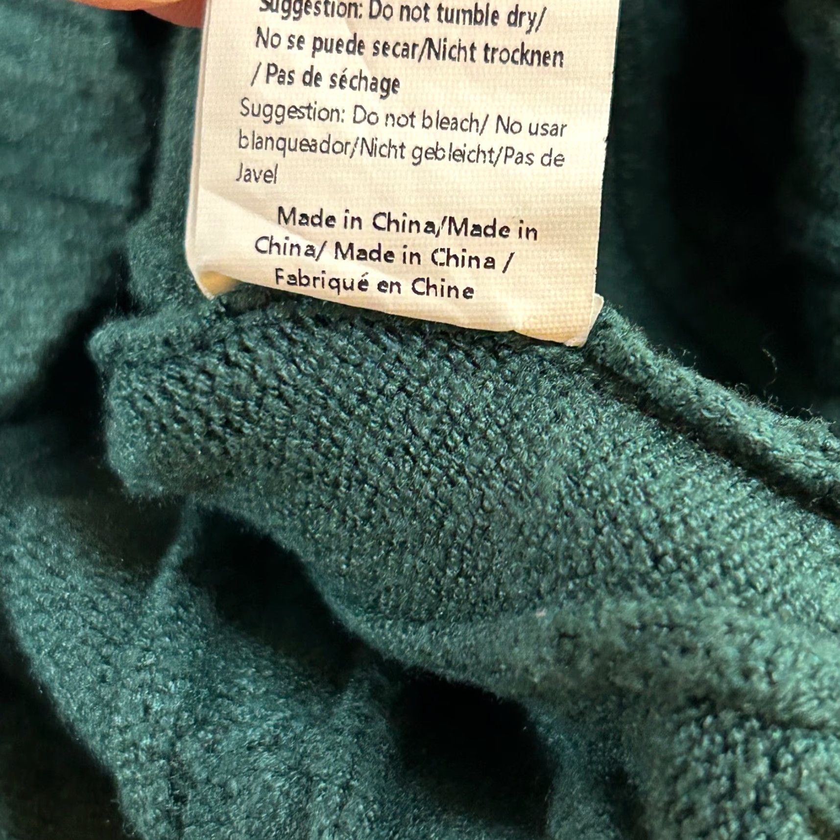 Vintage COOFANDY Cable Knit Quarter Zip Pullover Sweater Green Mens Medium Size US M / EU 48-50 / 2 - 5 Thumbnail